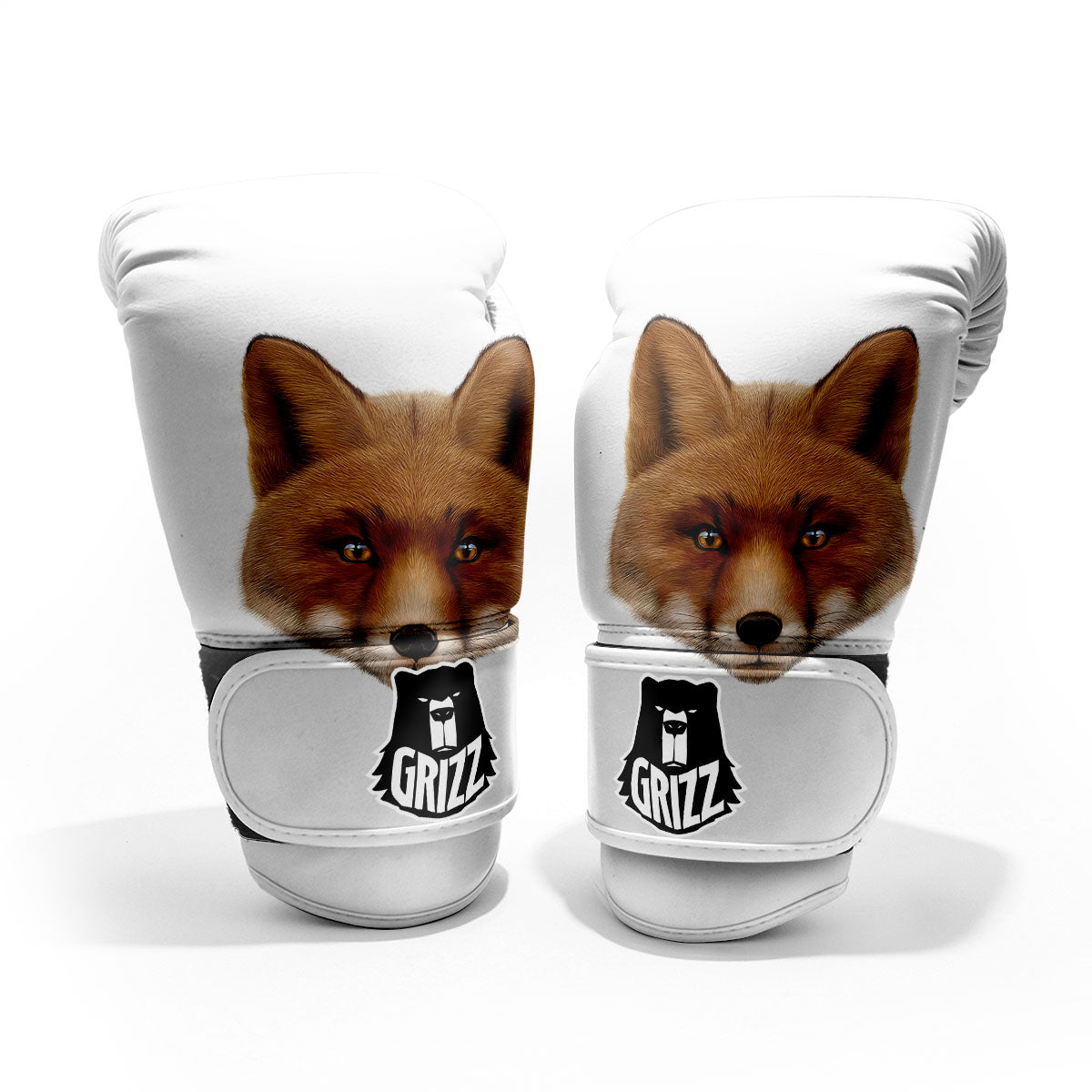 Portrait Fox Print Pro Boxing Glove