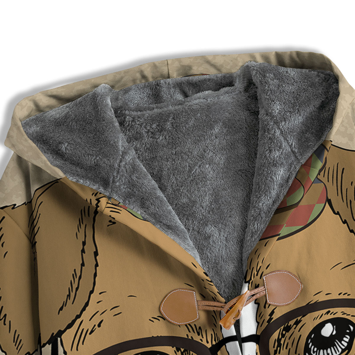 Portrait Jack Russell Terrier Print Men's Windbreaker Jacket-grizzshop