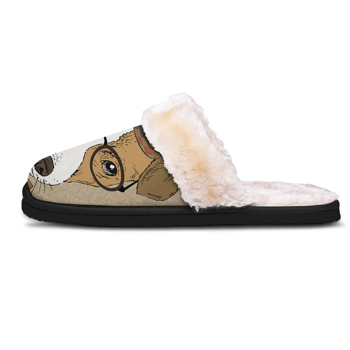 Portrait Jack Russell Terrier Print Slippers-grizzshop