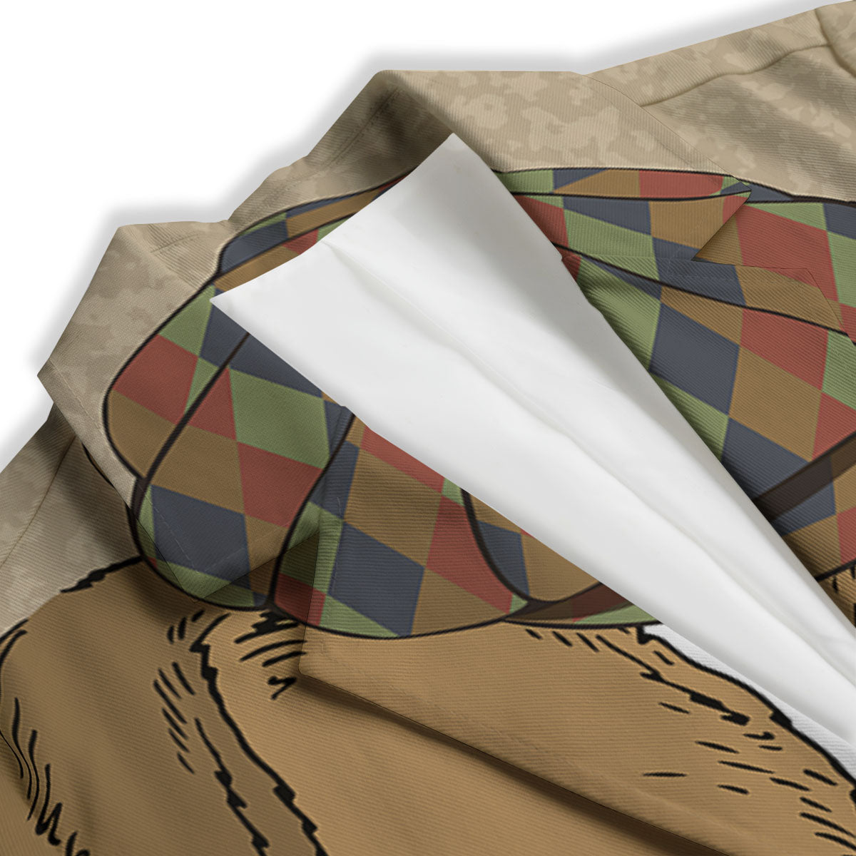 Portrait Jack Russell Terrier Print Women's Blazer-grizzshop