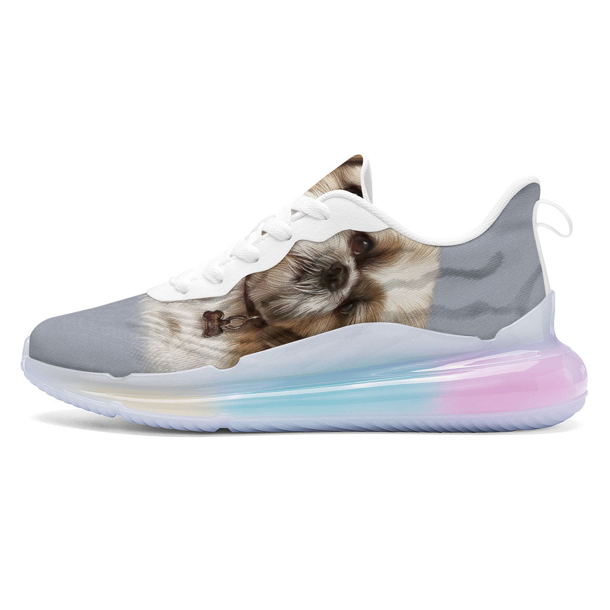 Portrait Shih Tzu Print Running Sneakers-grizzshop