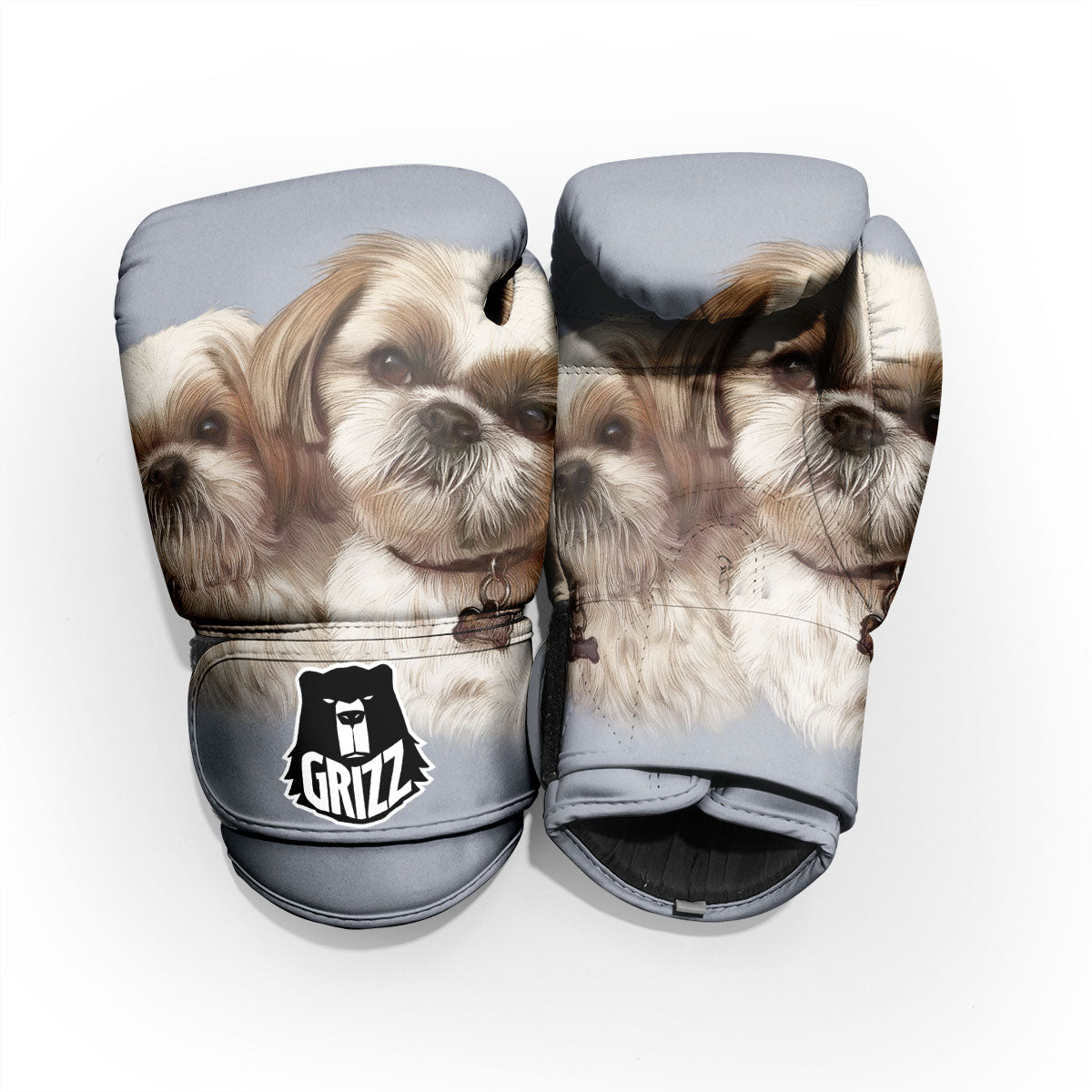 Portrait Shih Tzu Print Pro Boxing Glove