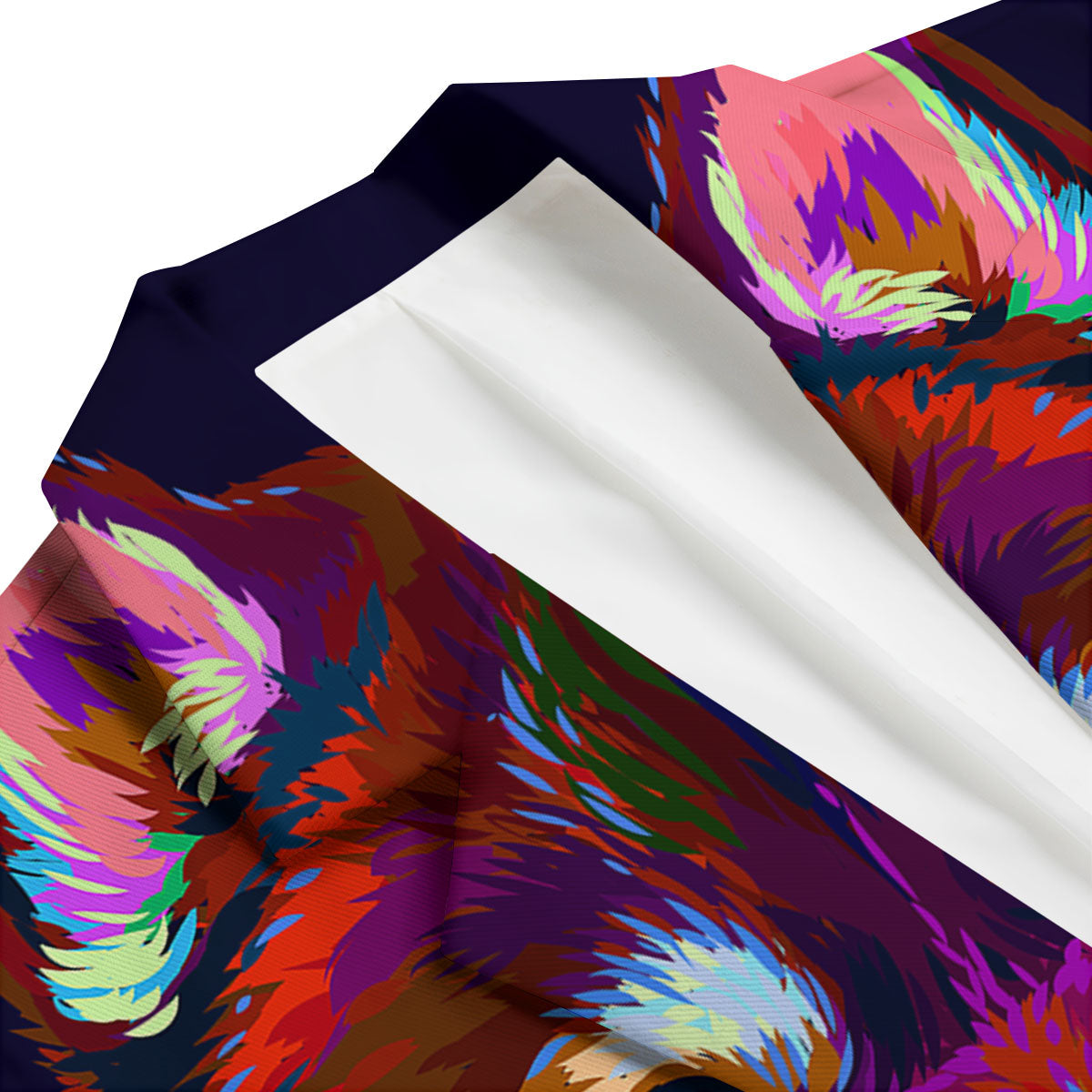 Portrait Siberian Husky Print Men's Blazer-grizzshop