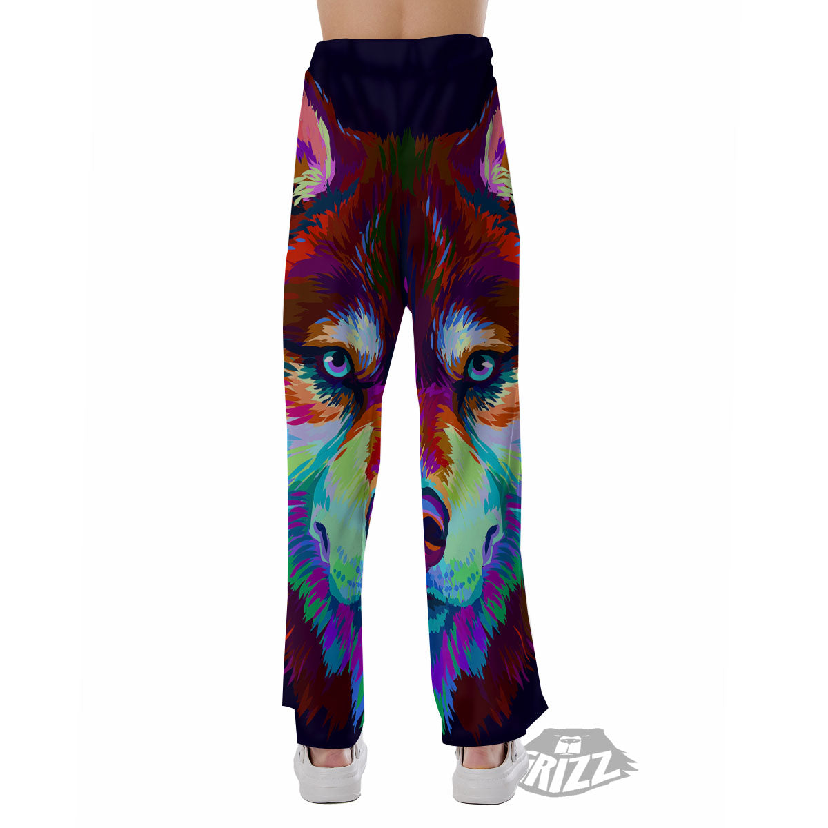 Portrait Siberian Husky Print Pajama Pants-grizzshop