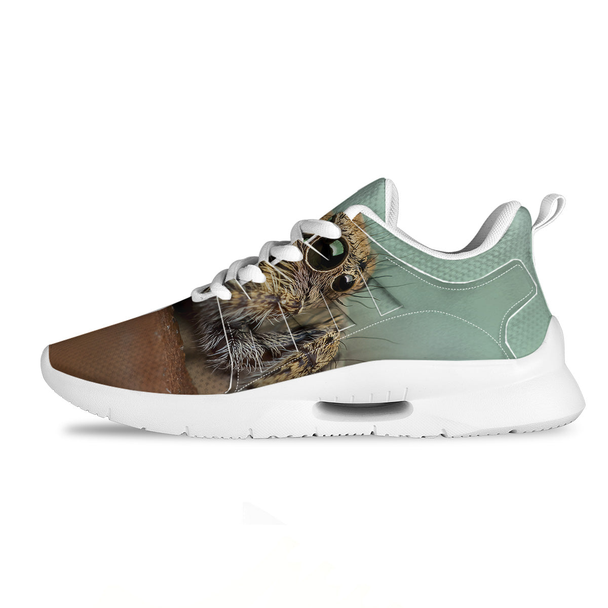 Portrait Spider Print Tennis Shoes-grizzshop