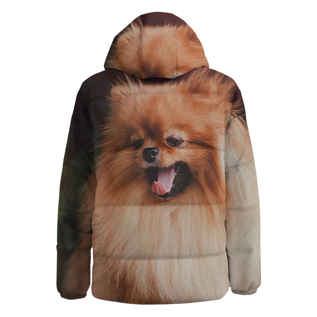 Portrait Vintage Pomeranian Down Jacket-grizzshop