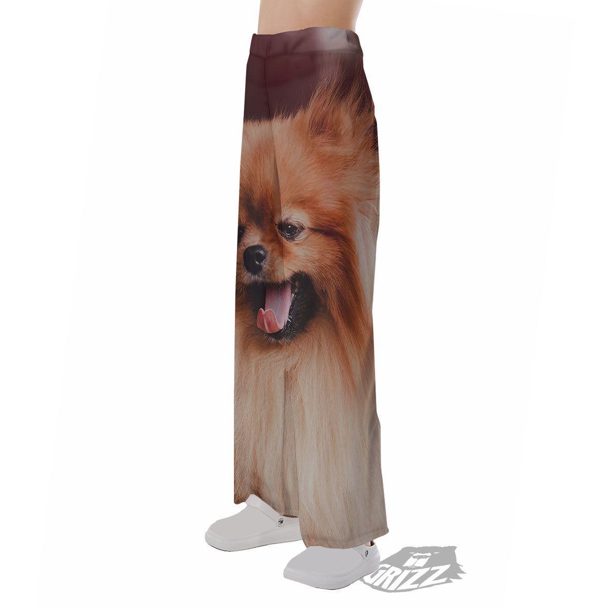 Portrait Vintage Pomeranian Pajama Pants-grizzshop