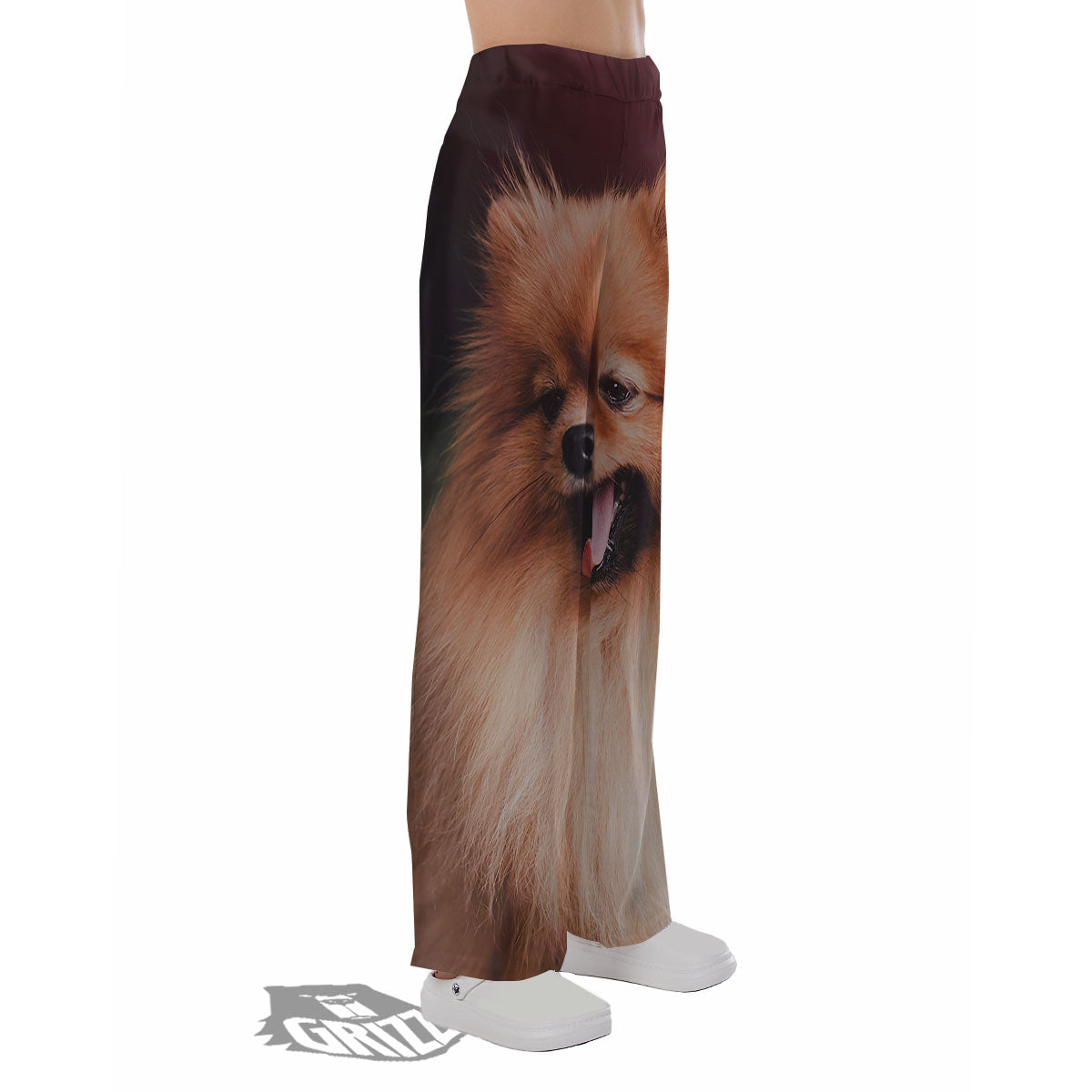 Portrait Vintage Pomeranian Pajama Pants-grizzshop