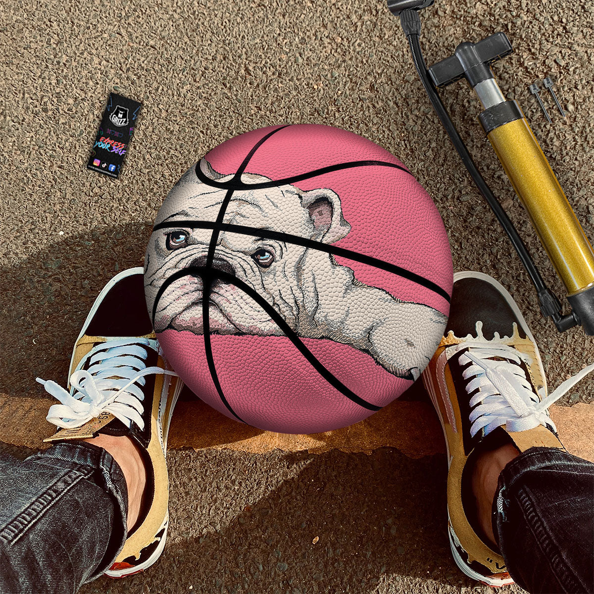 Rainbow Plaid LGBT Pride Print Pattern Basketball