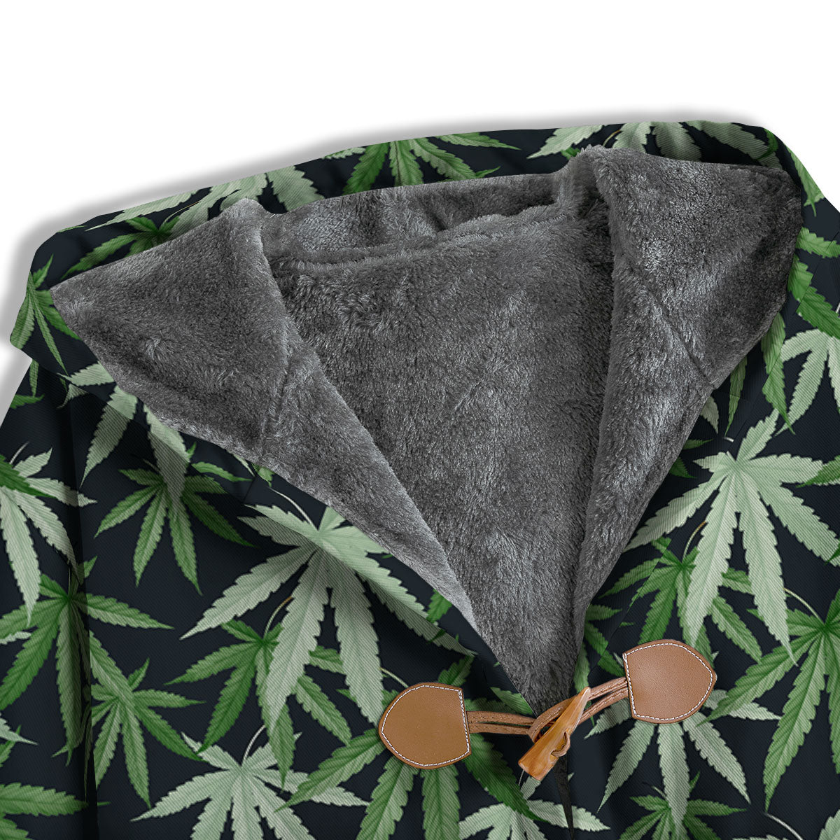 Pot Leaf Green Print Pattern Men's Windbreaker Jacket-grizzshop