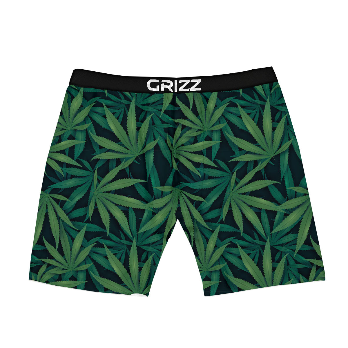 Pot Leaf Print Pattern Boxer Briefs-grizzshop