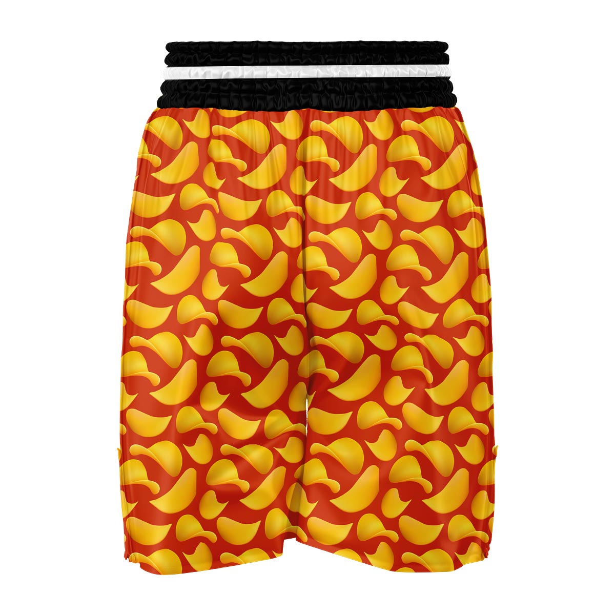 Potato Chip Print Pattern Boxing Shorts-grizzshop