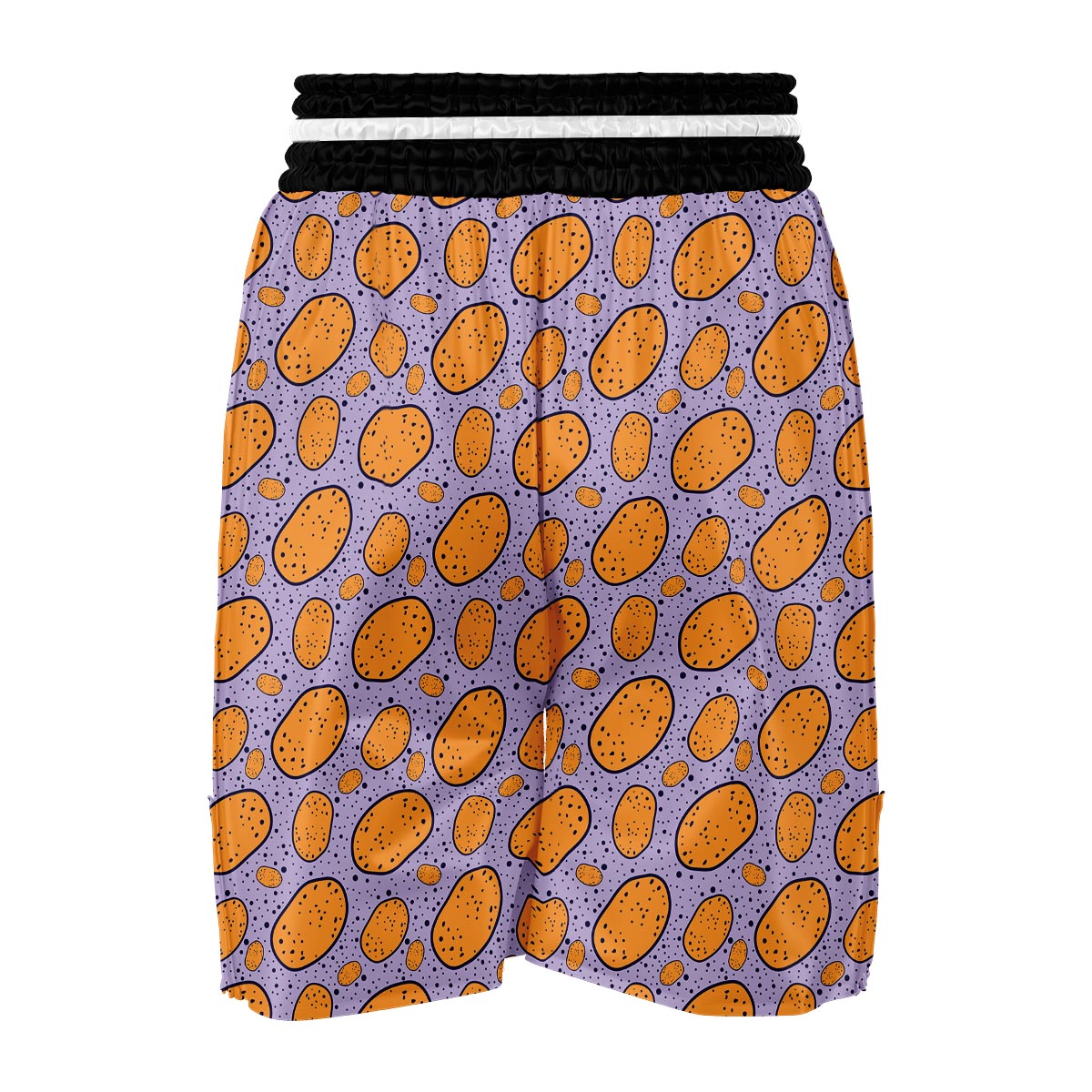 Potato Print Pattern Boxing Shorts-grizzshop