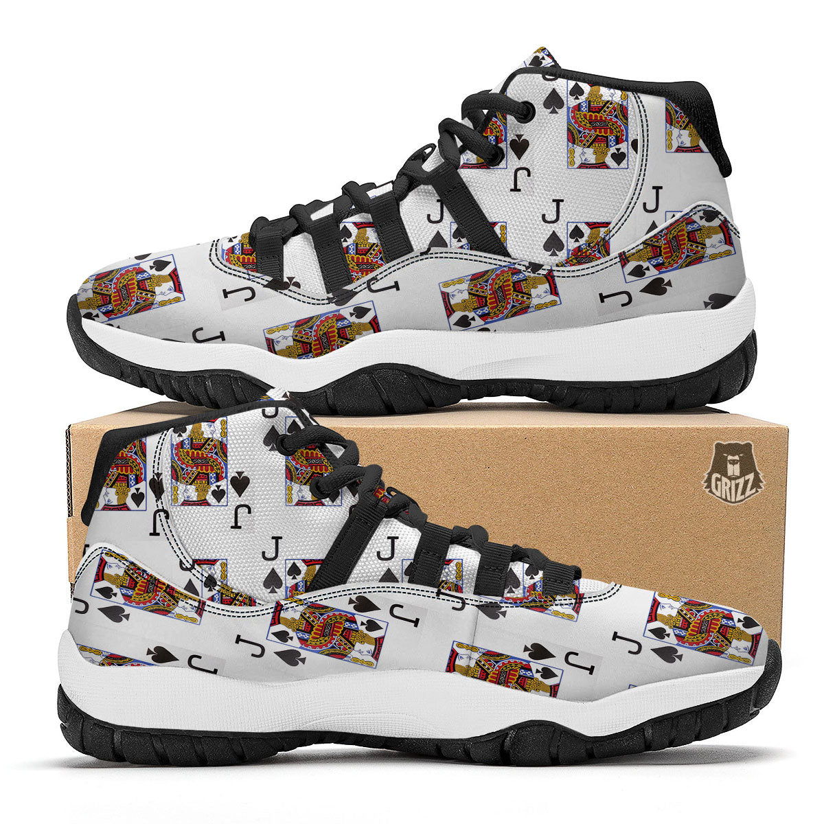 Prehistoric Plants And Dinosaur Print Black Bball Shoes-grizzshop