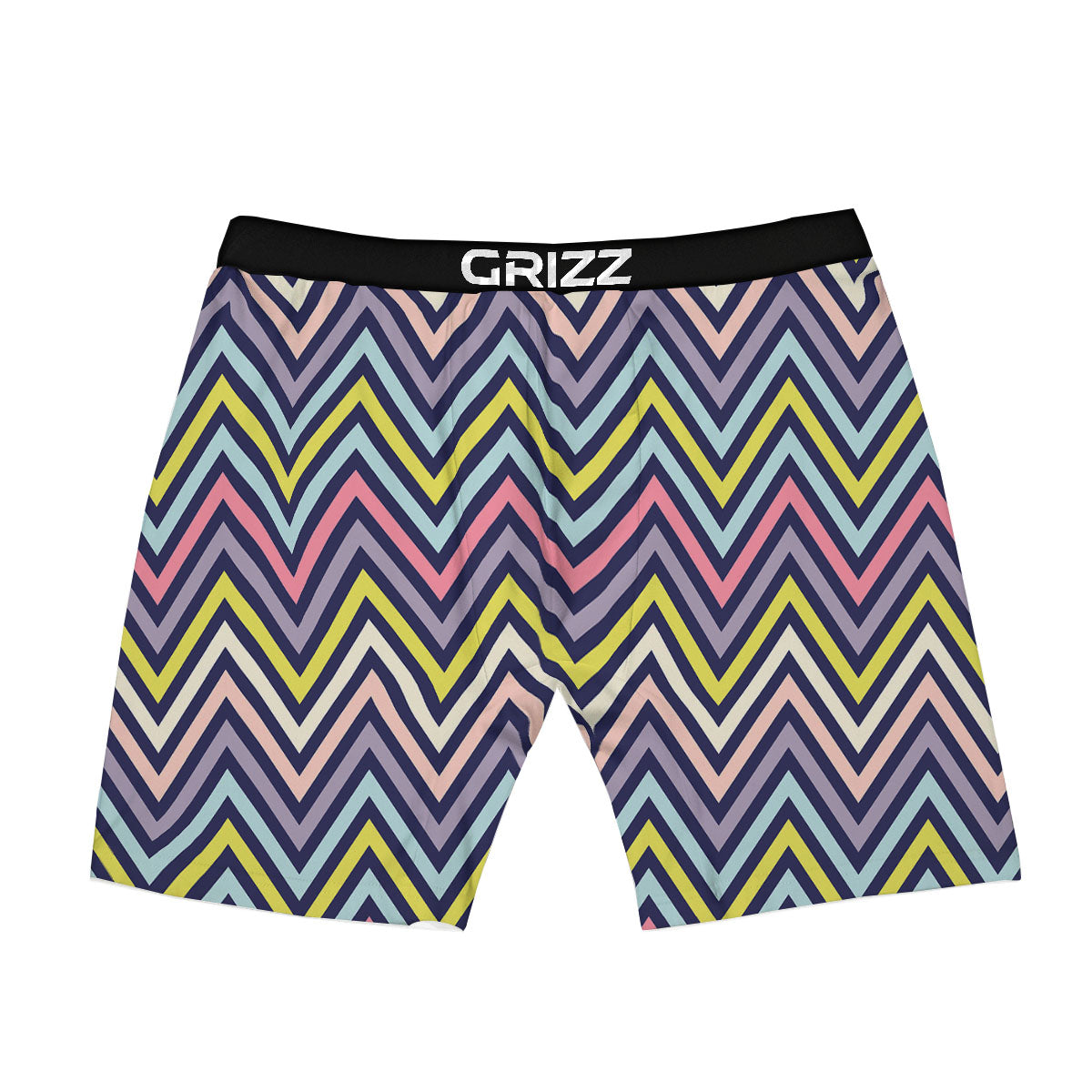Pride Zigzag Rainbow Gay Print Pattern Boxer Briefs-grizzshop