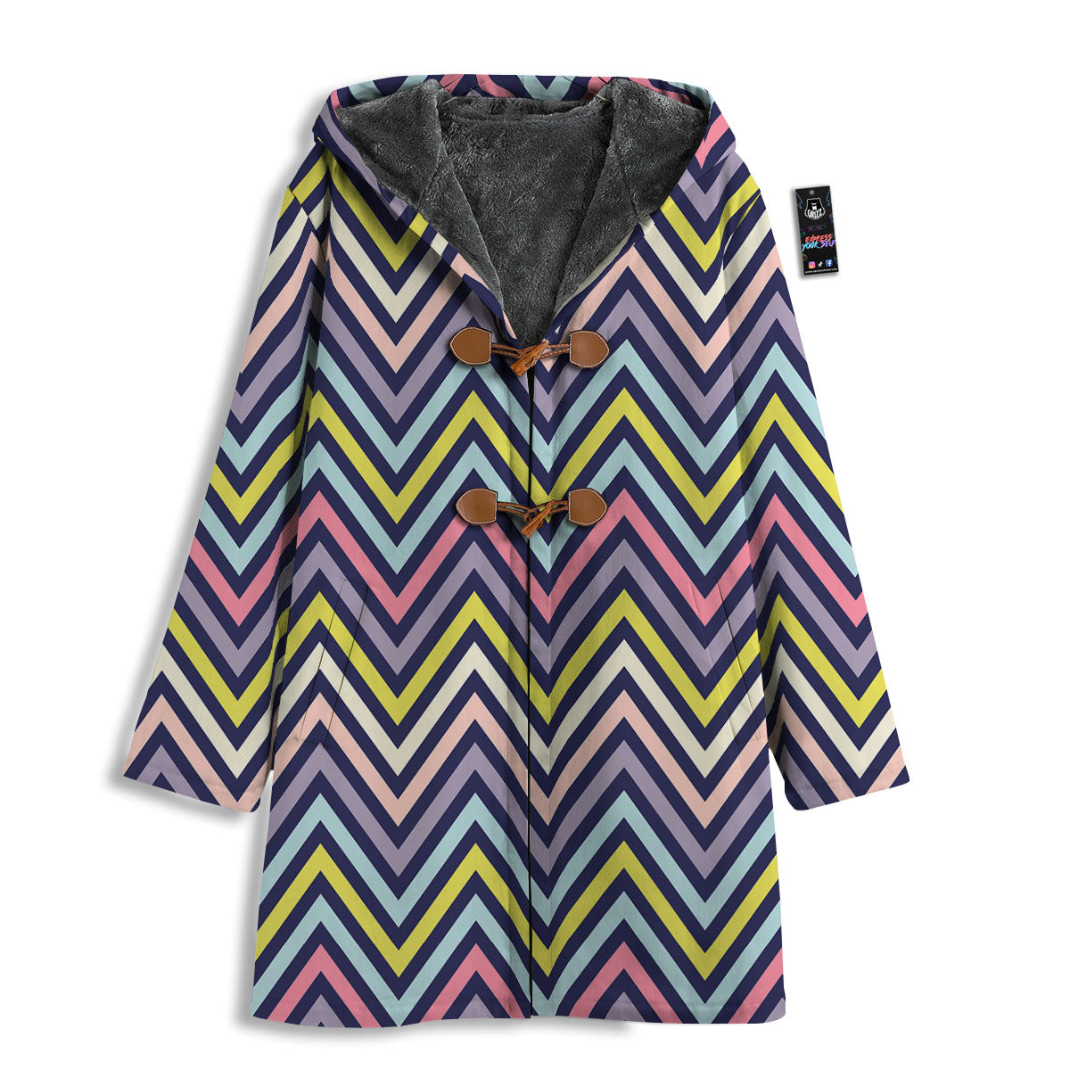 Pride Zigzag Rainbow Gay Print Pattern Men's Windbreaker Jacket-grizzshop