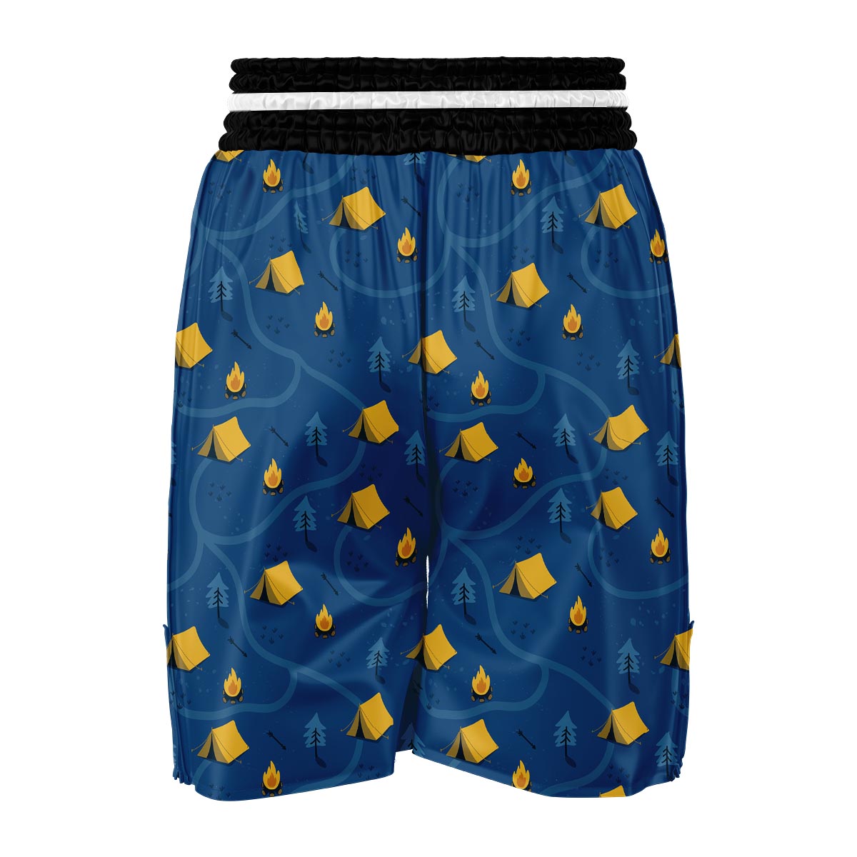 Print Camper Pattern Boxing Shorts-grizzshop