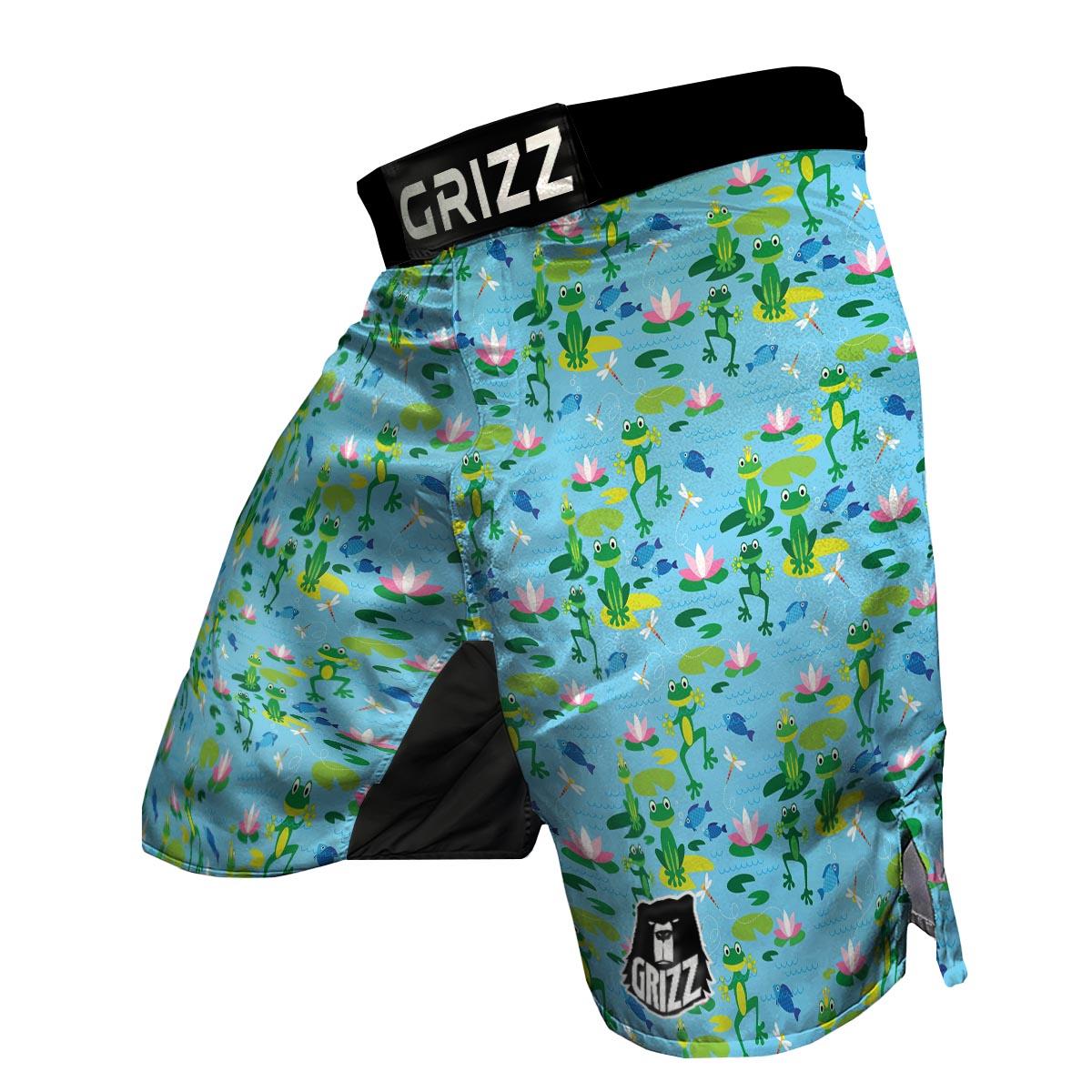 Print Pattern Frog MMA Shorts-grizzshop