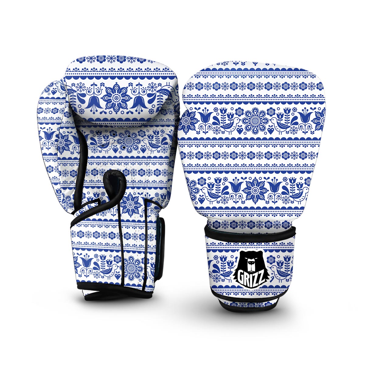 Print Pattern Swedish Boxing Gloves-grizzshop