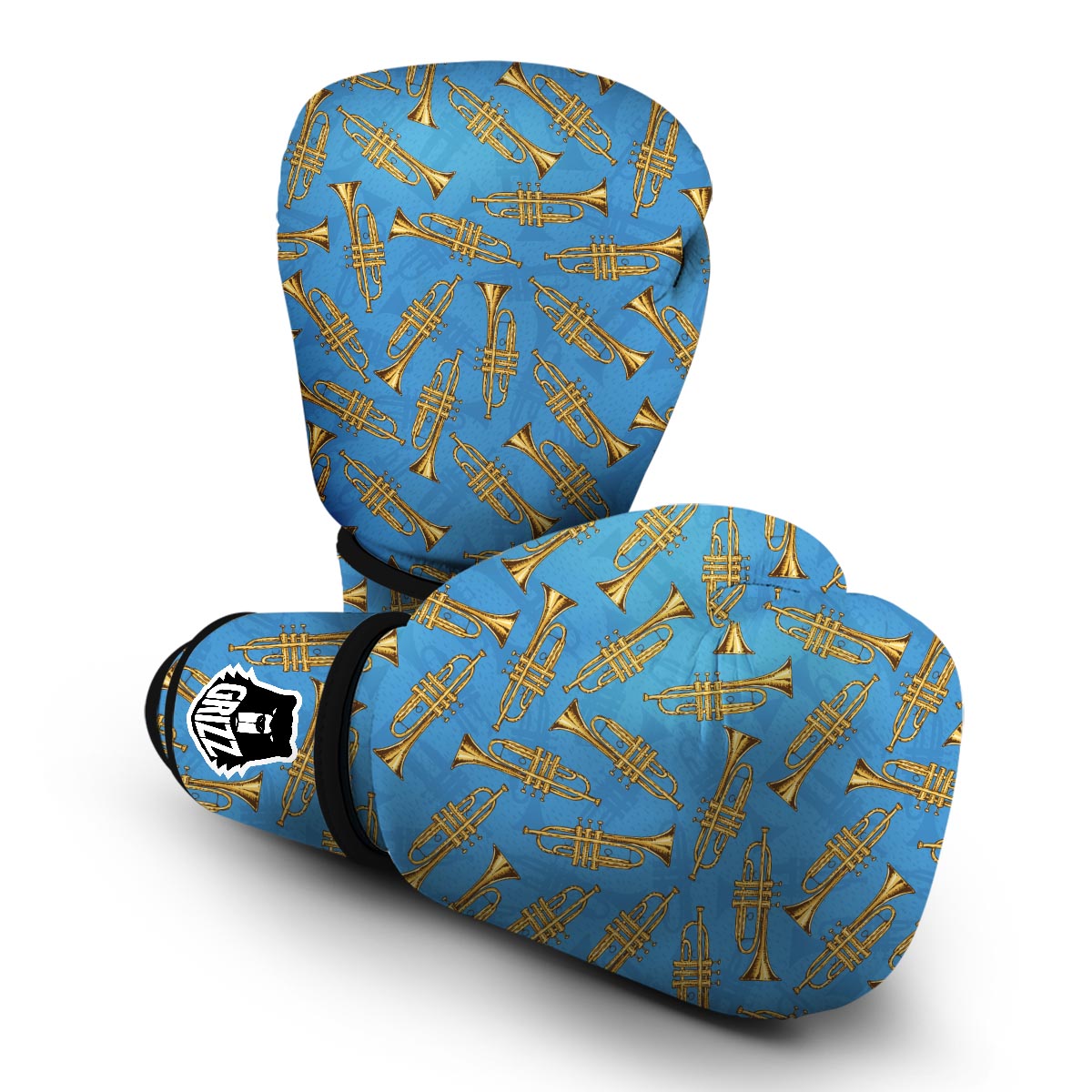 Print Pattern Trumpet Boxing Gloves-grizzshop