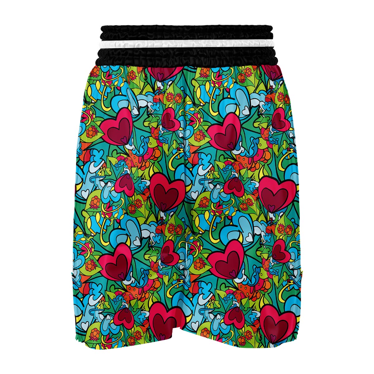Print PatternTrippy Boxing Shorts-grizzshop