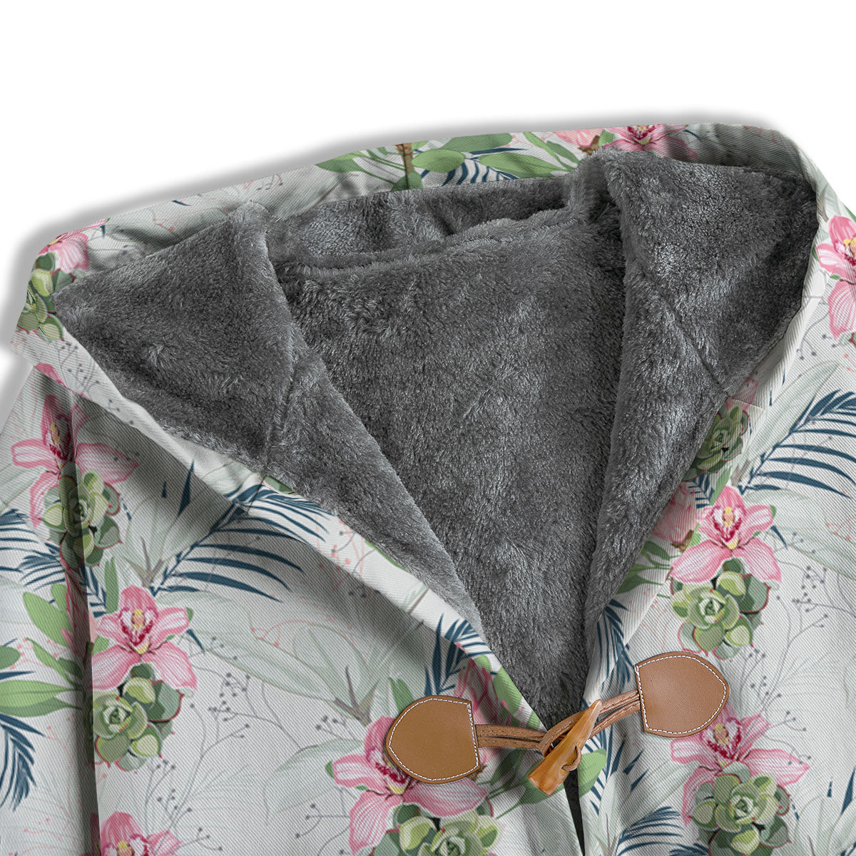 Protea Pink Print Pattern Men's Windbreaker Jacket-grizzshop