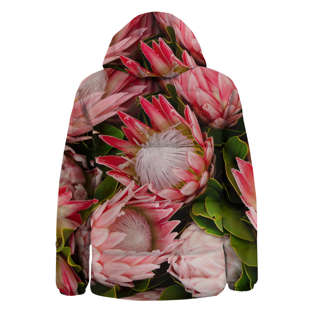 Proteas Bunches Print Down Jacket-grizzshop