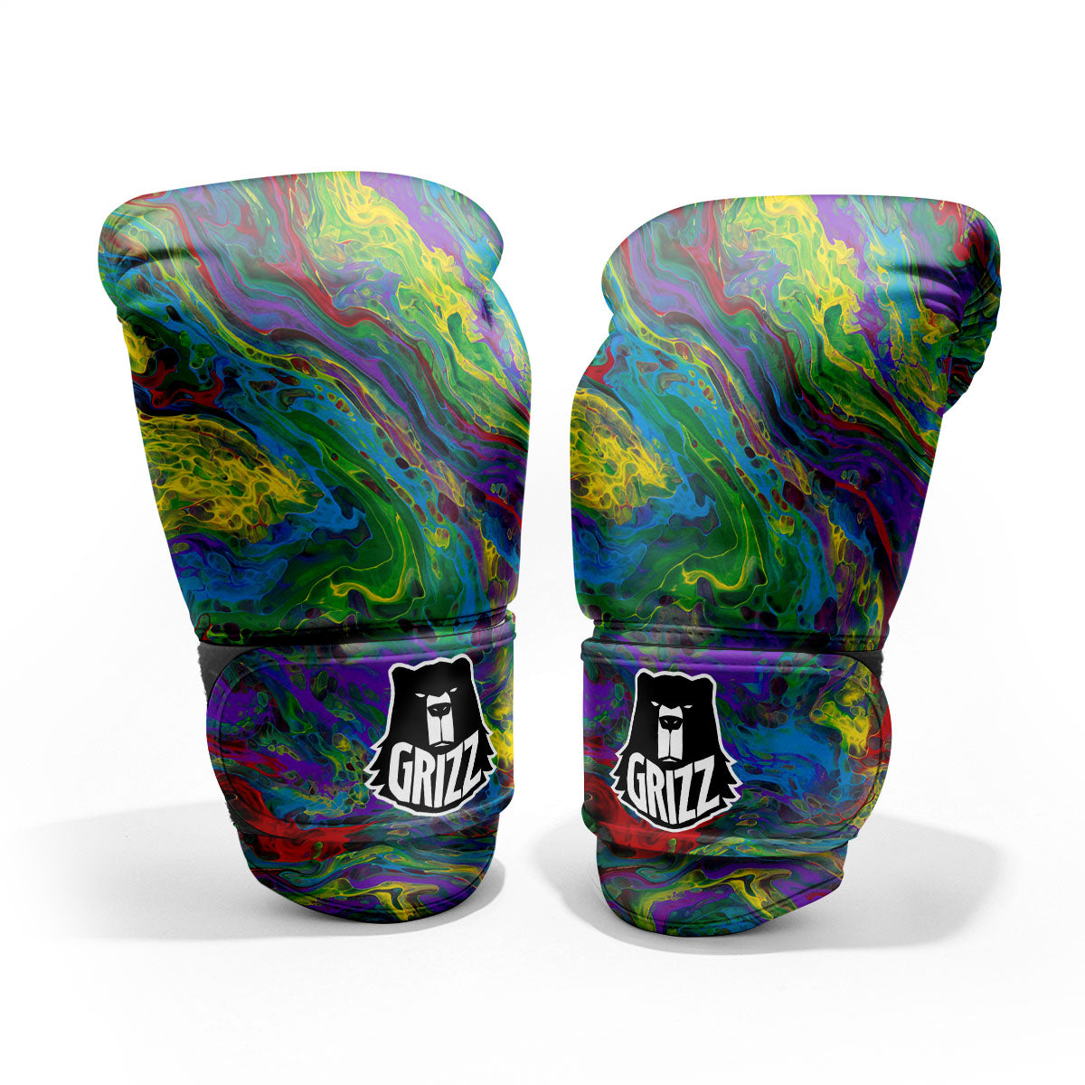 Psychedelic Abstract Print Pro Boxing Glove