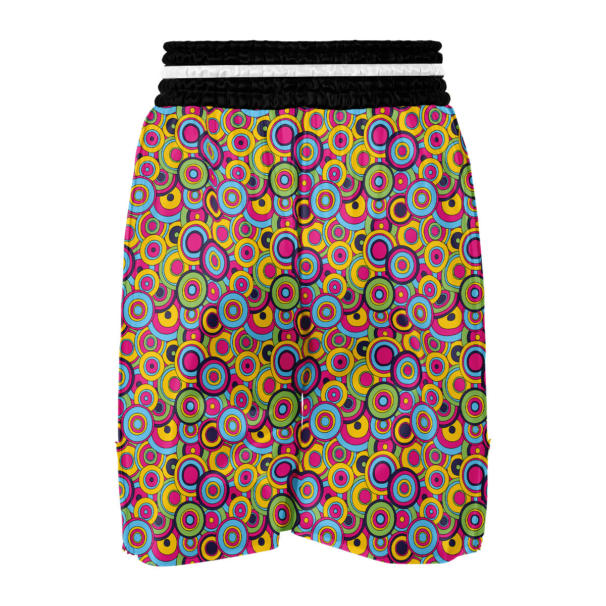 Psychedelic Colorful Print Pattern Boxing Shorts-grizzshop