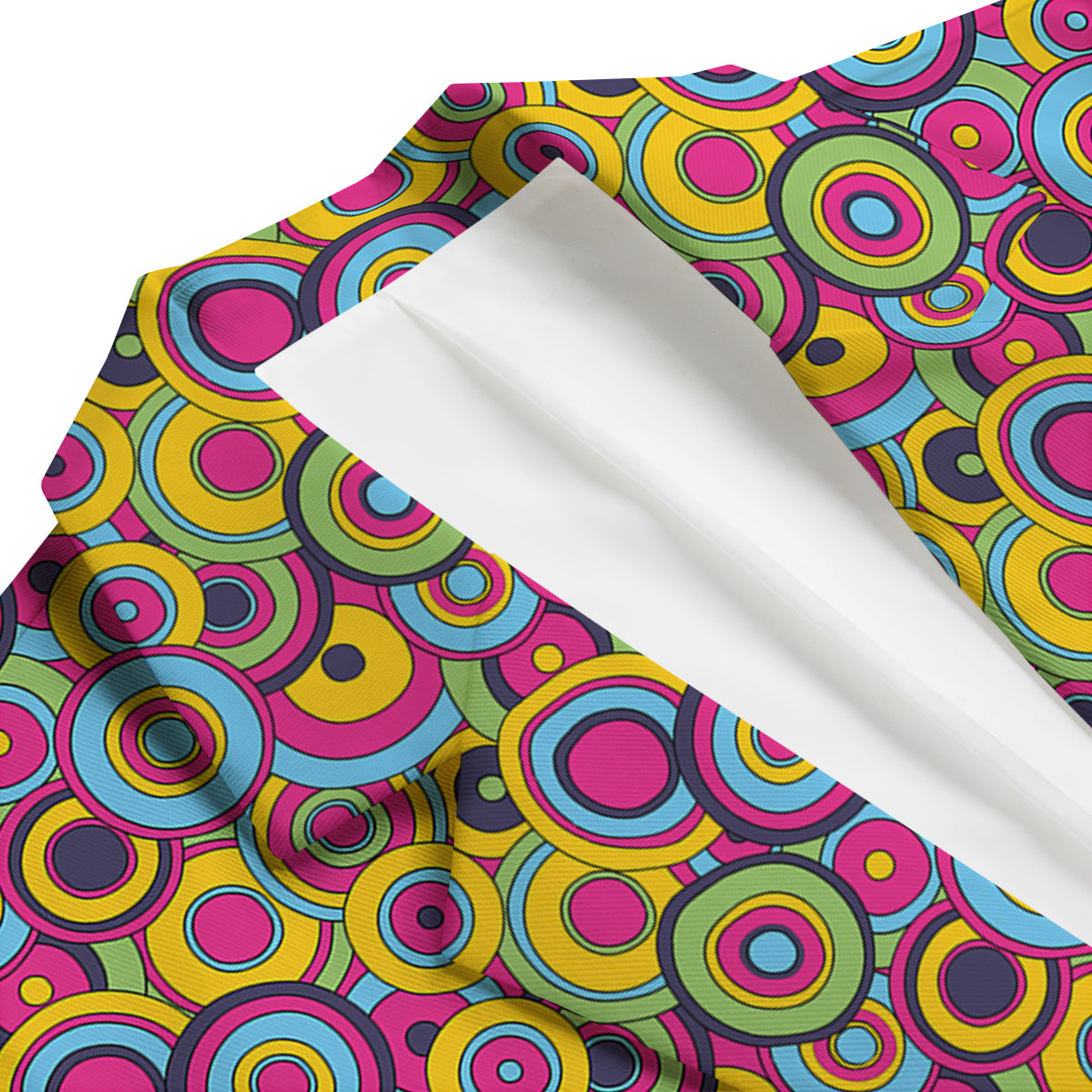 Psychedelic Colorful Print Pattern Men's Blazer-grizzshop