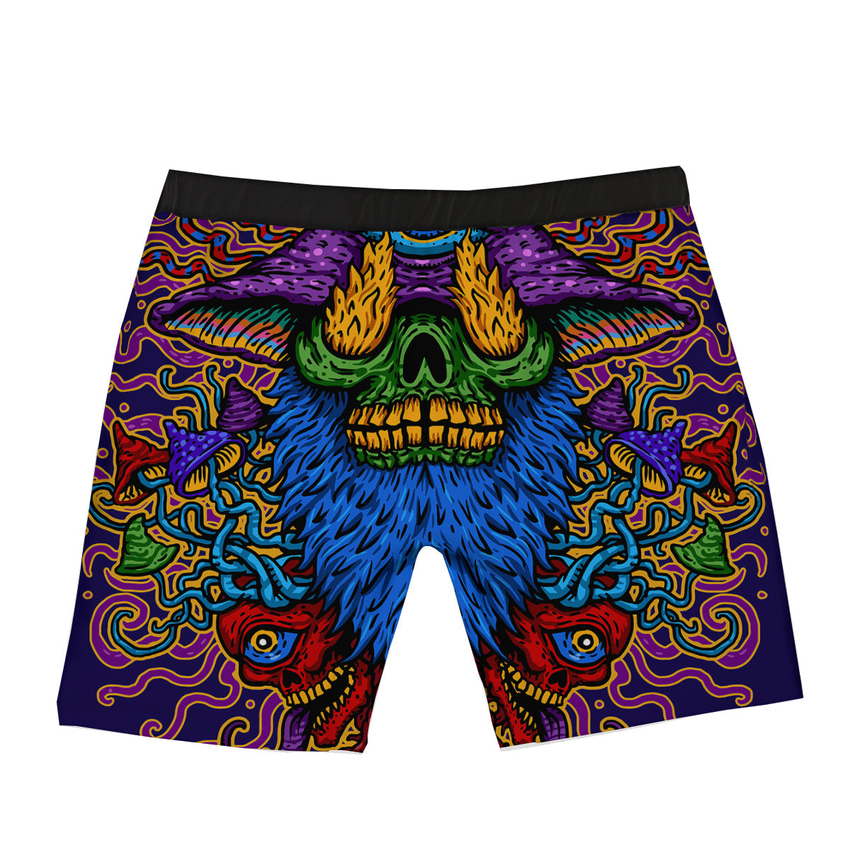 Psychedelic Magic Mushroom Print Boxer Briefs-grizzshop