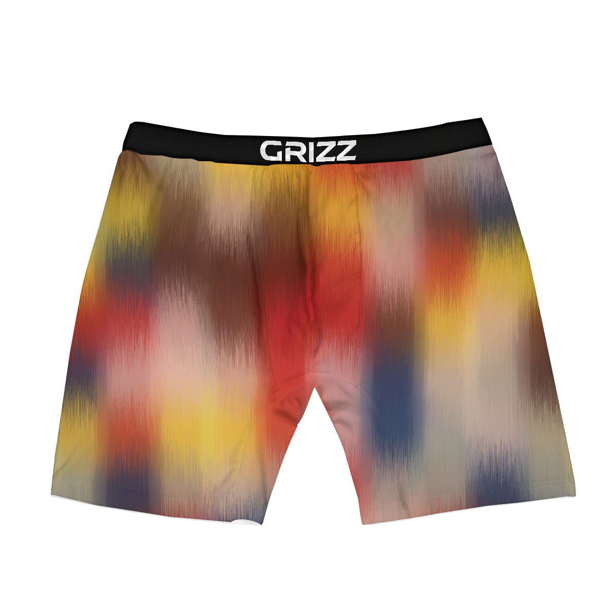 Psychedelic Multicolor Print Boxer Briefs-grizzshop
