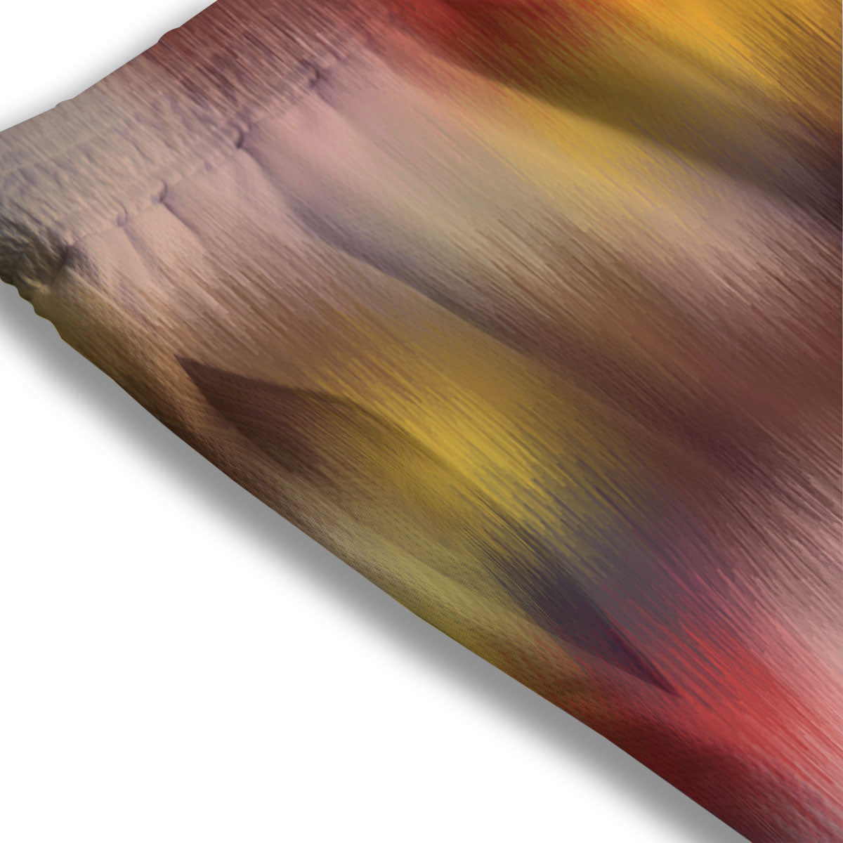 Psychedelic Multicolor Print Mesh Shorts