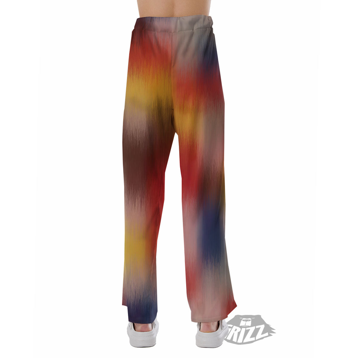 Psychedelic Multicolor Print Pajama Pants-grizzshop