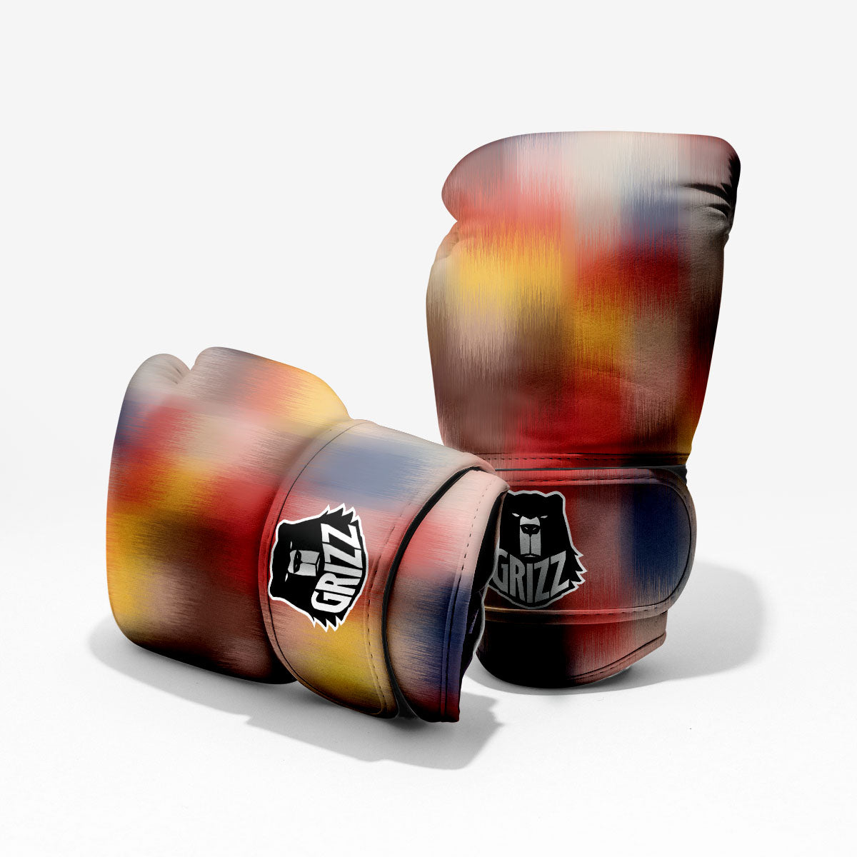 Psychedelic Multicolor Print Pro Boxing Glove
