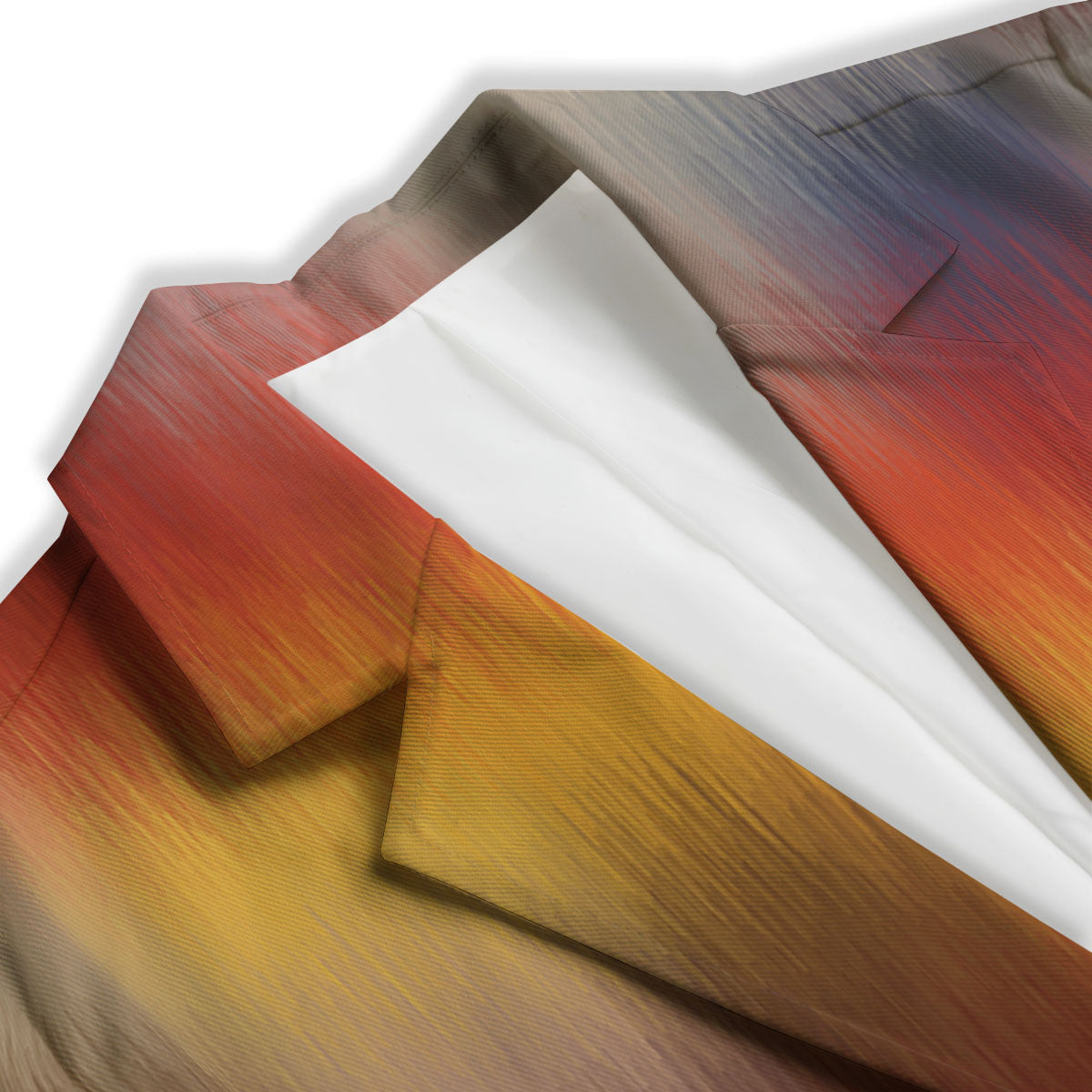 Psychedelic Multicolor Print Women's Blazer-grizzshop