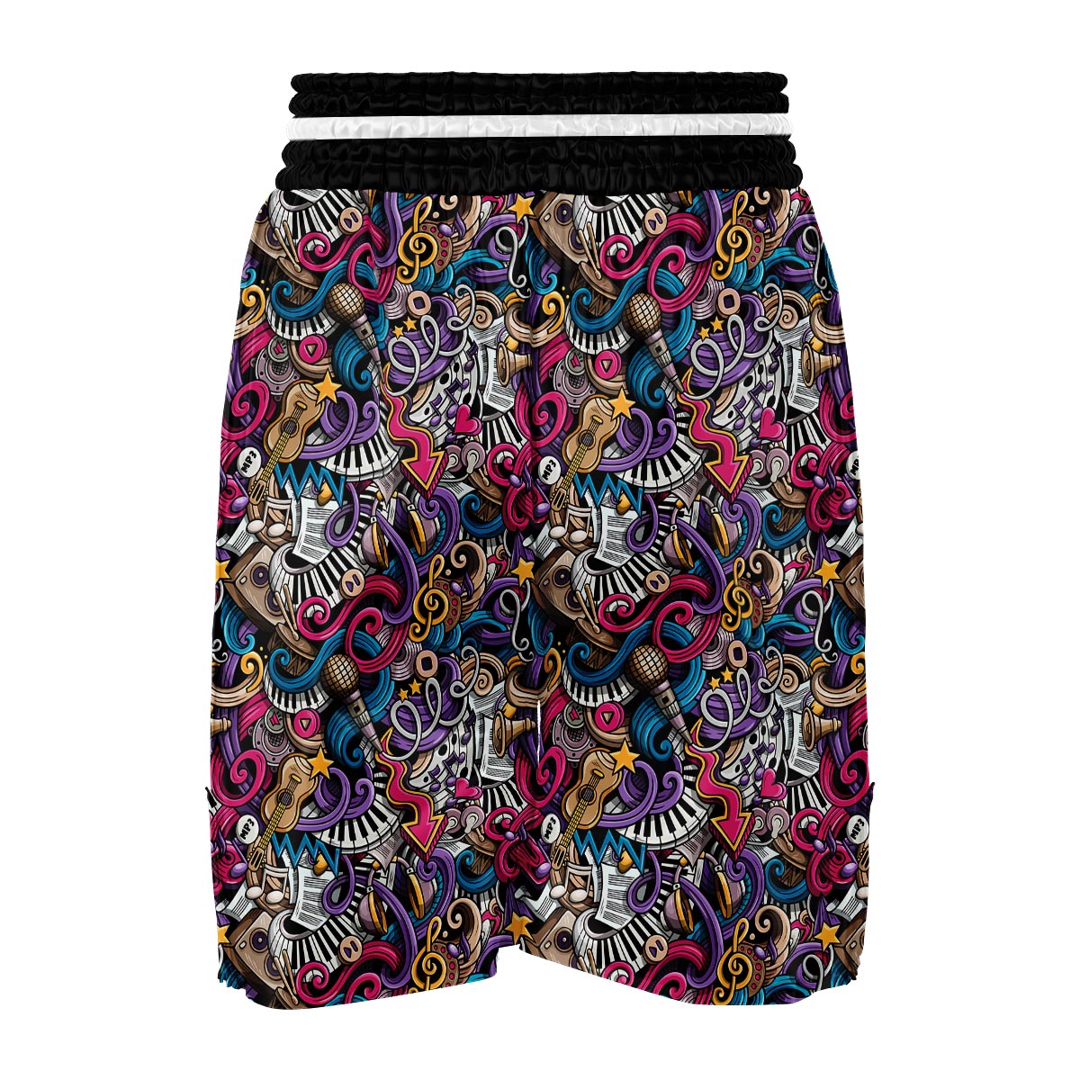 Psychedelic Music Boxing Shorts-grizzshop