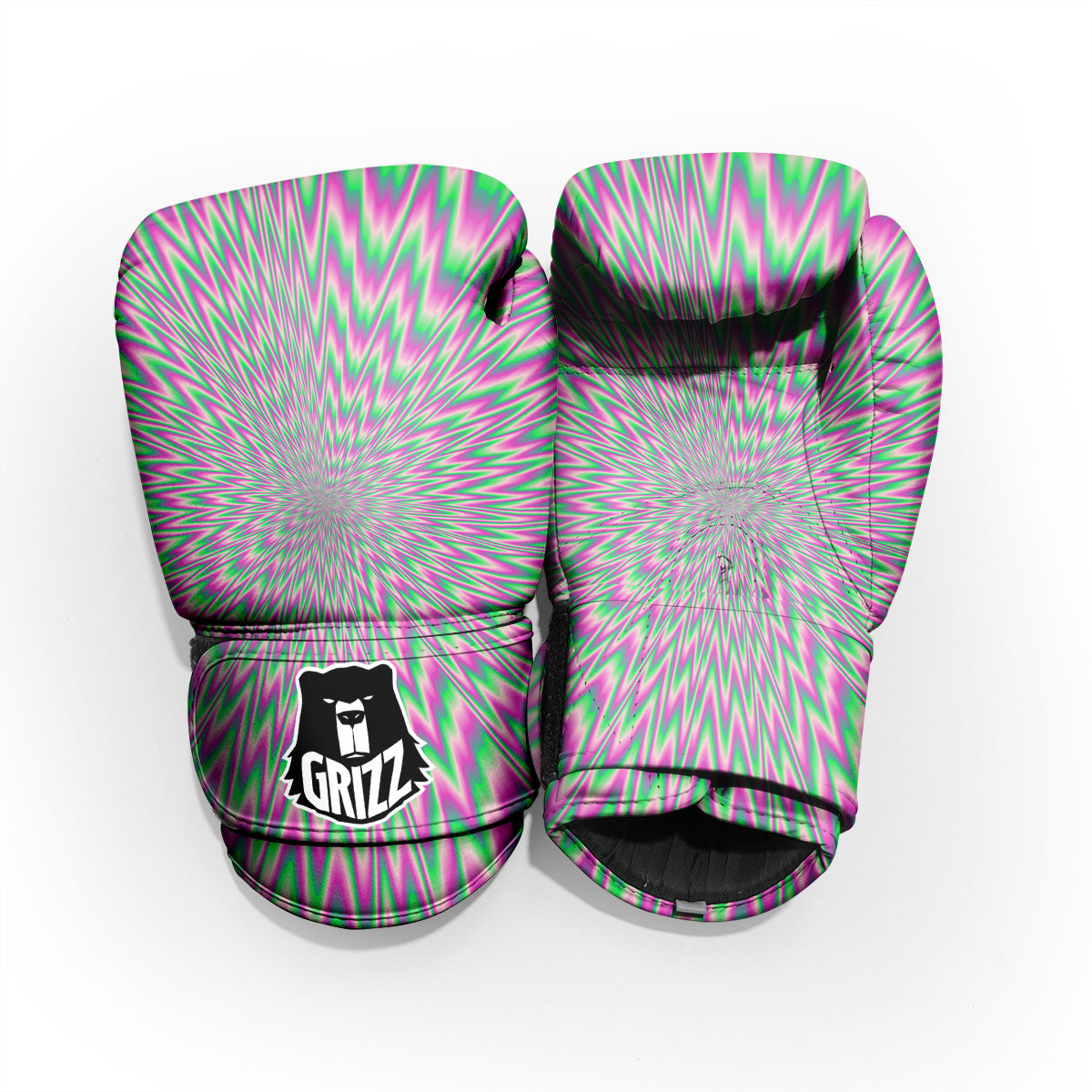 Psychedelic Optical Illusion Twinkle Pro Boxing Glove