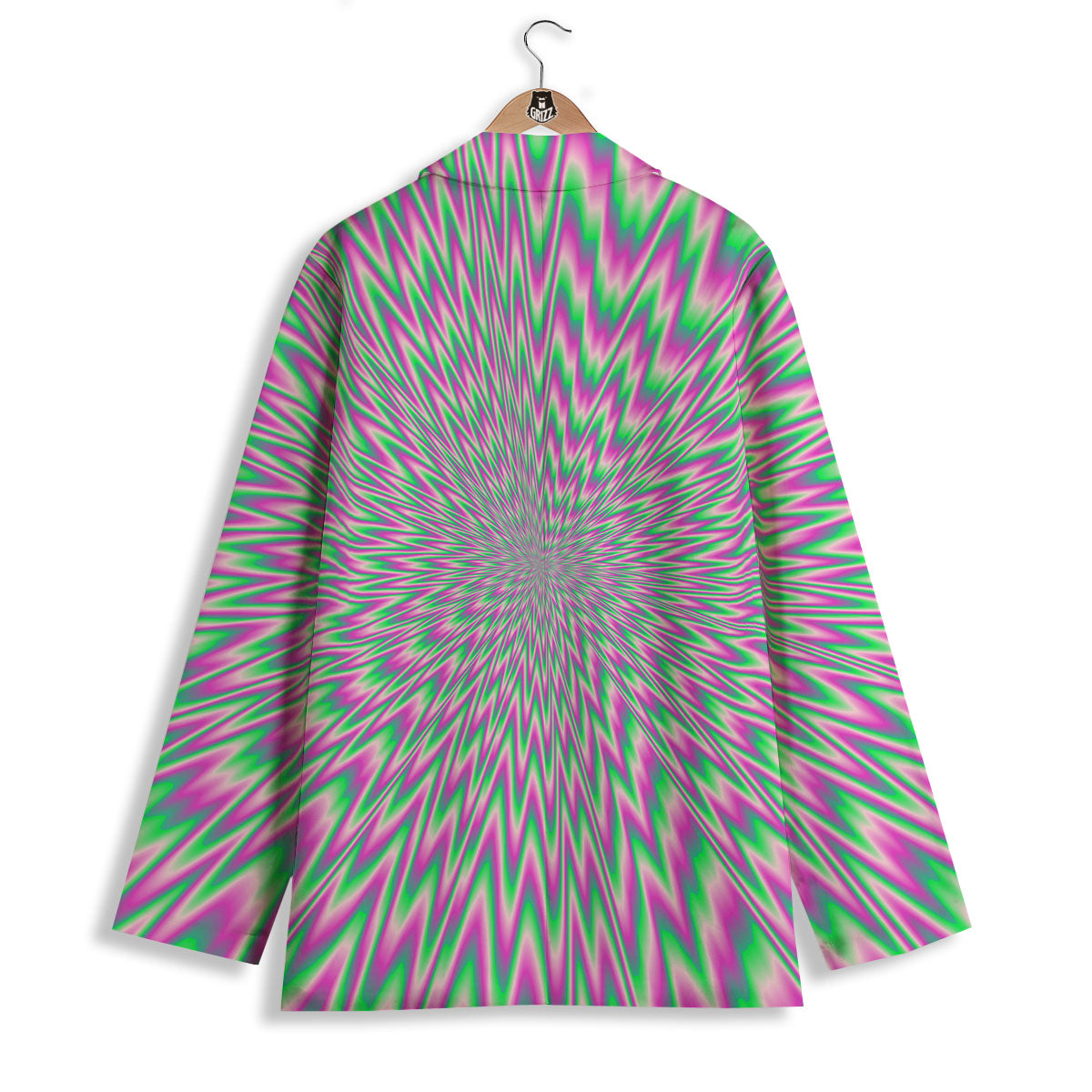 Psychedelic Optical Illusion Twinkle Women's Blazer-grizzshop