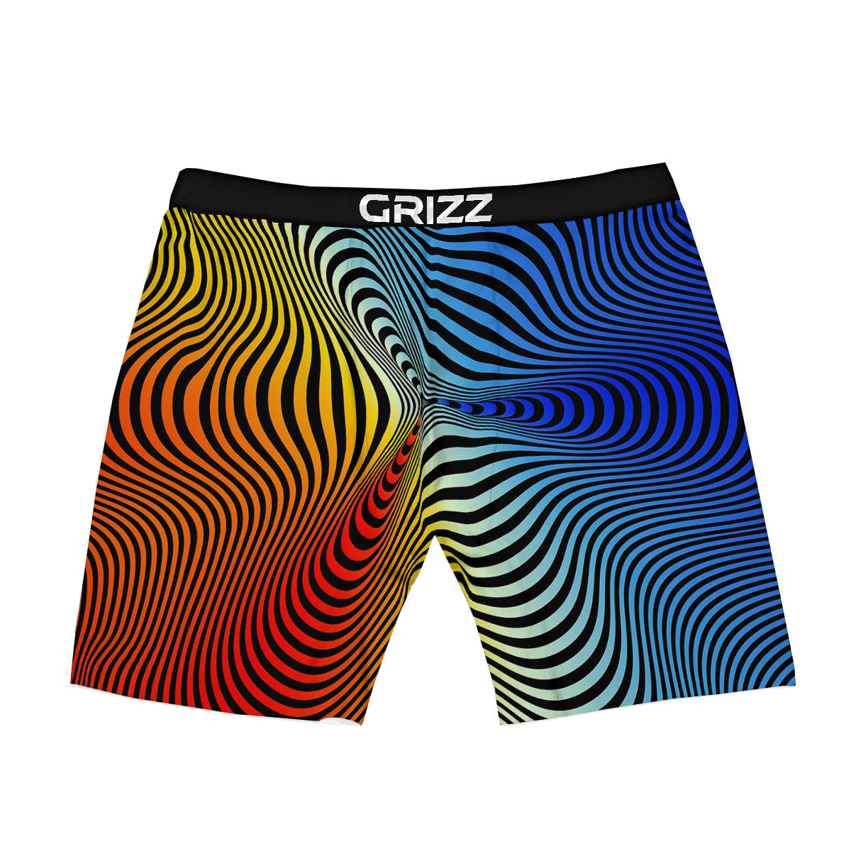 Psychedelic Optical Vibrant Illusion Boxer Briefs-grizzshop