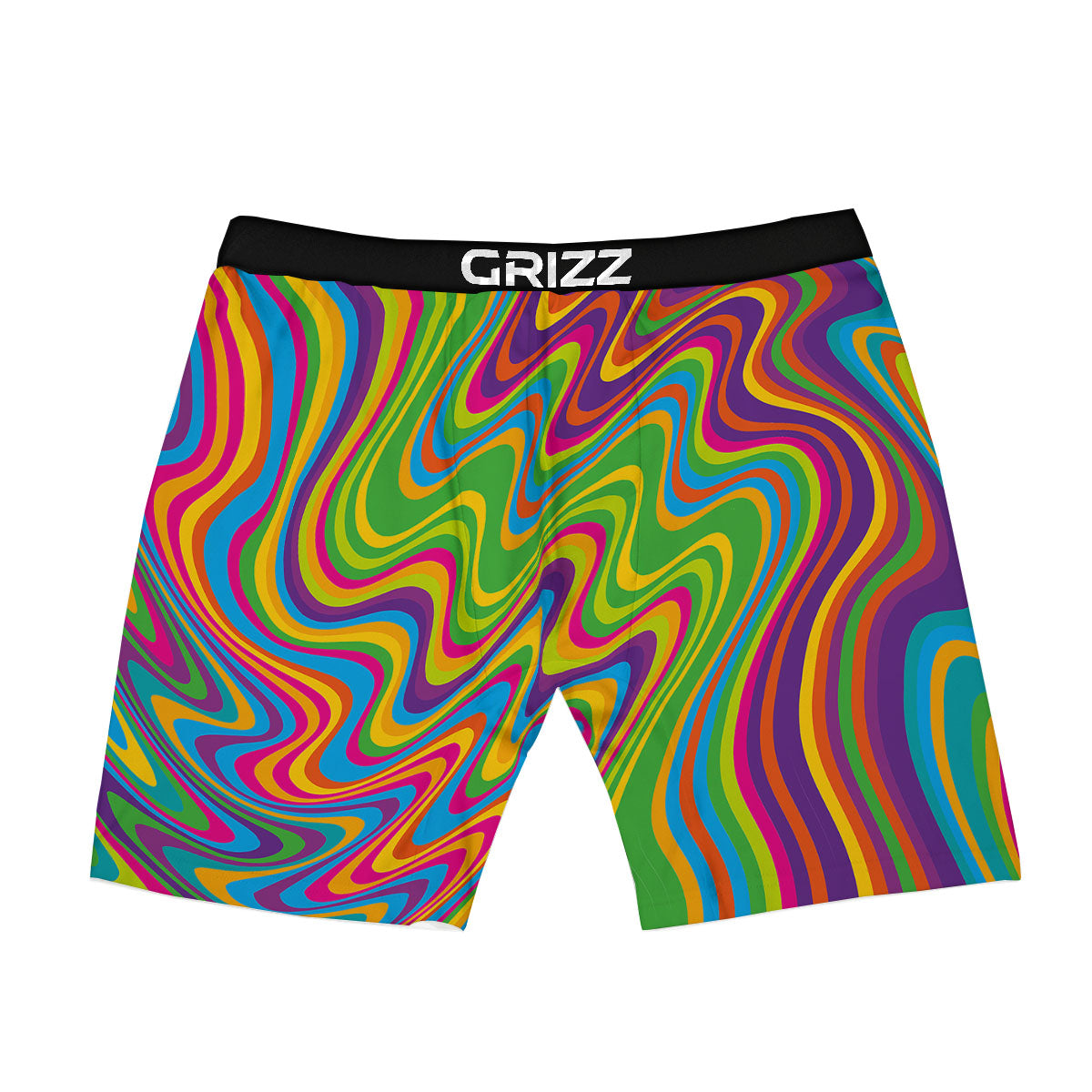 Psychedelic Rainbow Print Pattern Boxer Briefs-grizzshop