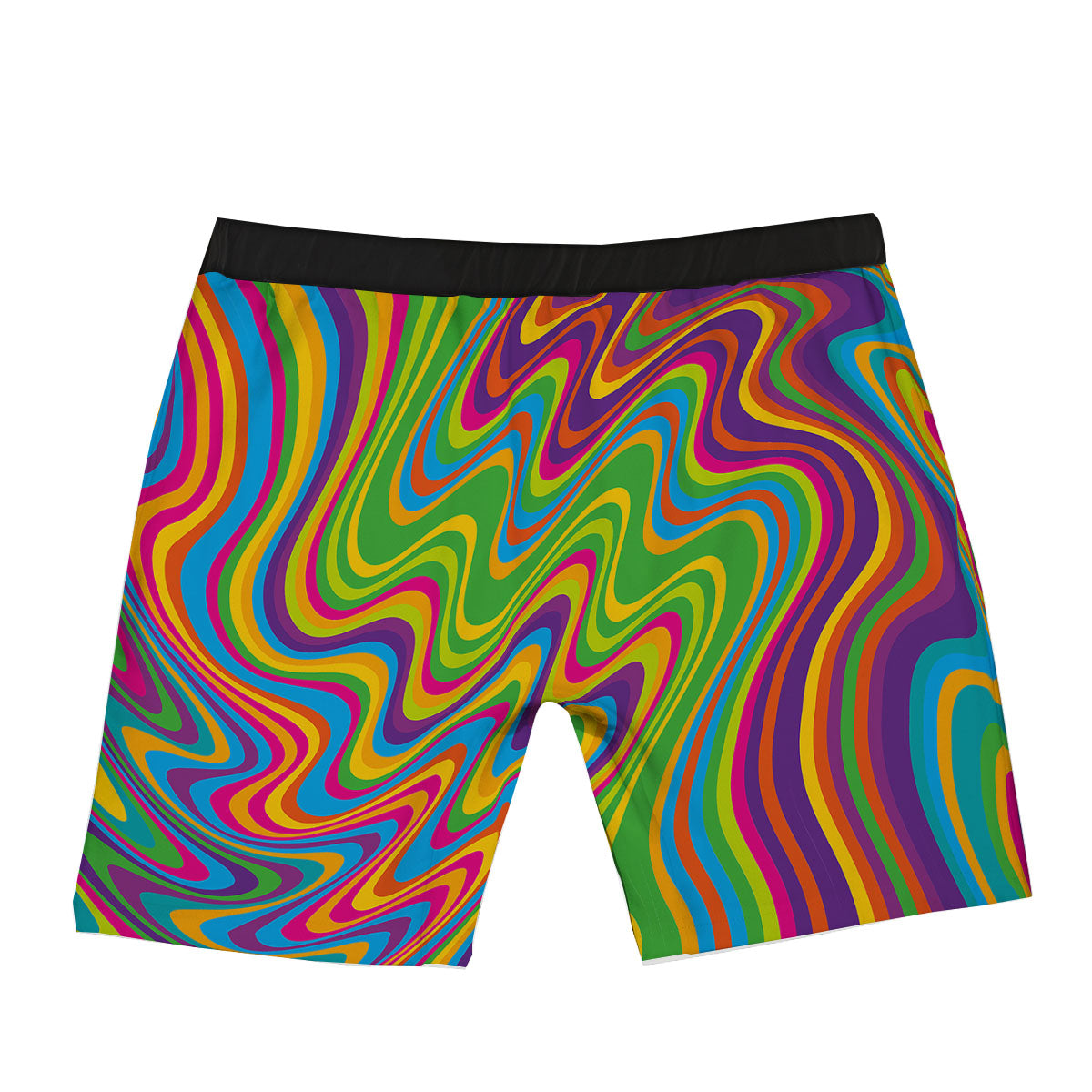 Psychedelic Rainbow Print Pattern Boxer Briefs-grizzshop