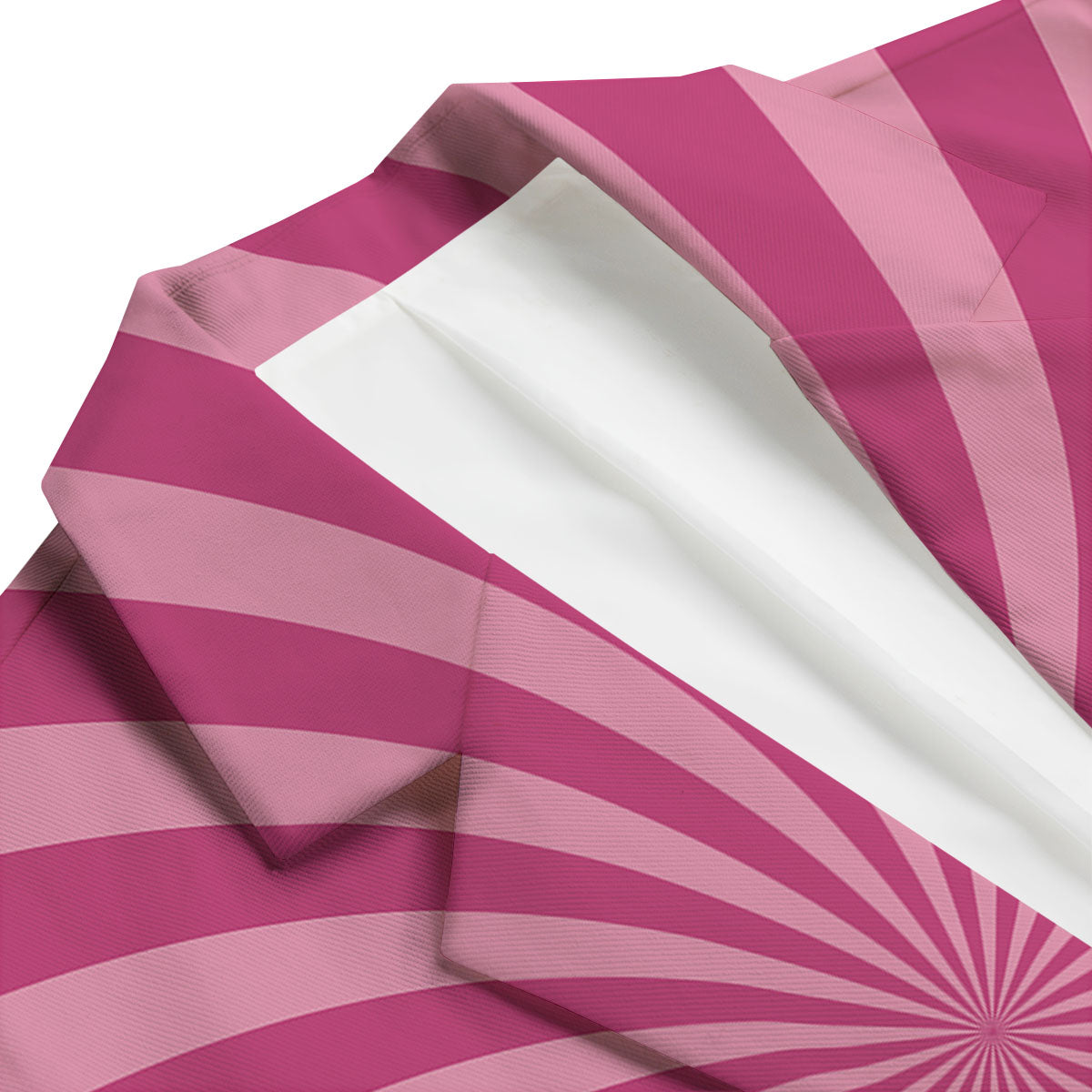 Psychedelic Swirl Pink Print Men's Blazer-grizzshop