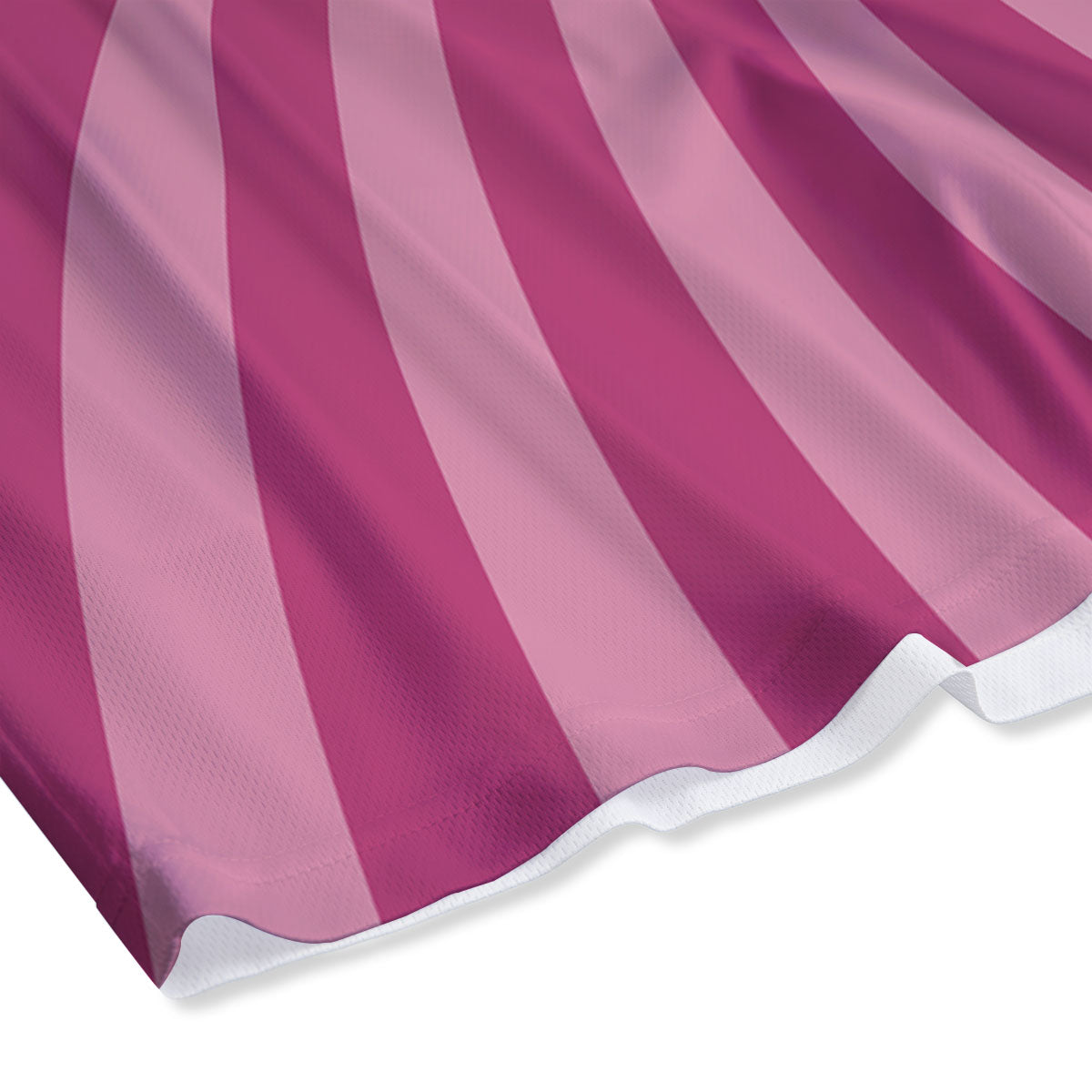 Psychedelic Swirl Pink Print Mesh Shorts