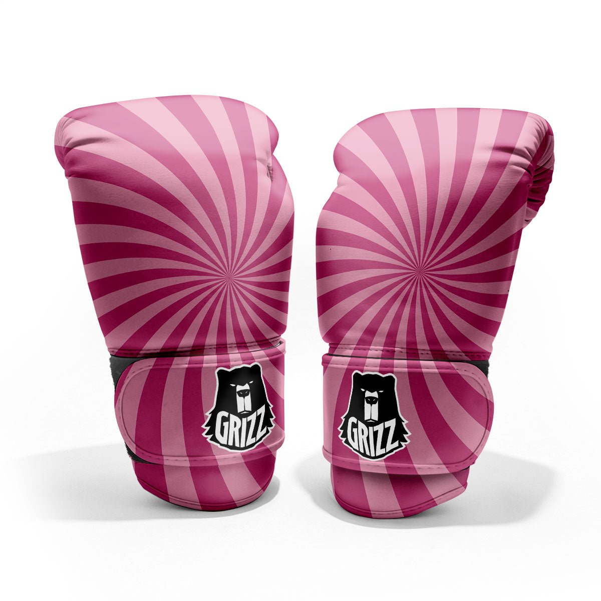 Psychedelic Swirl Pink Print Pro Boxing Glove