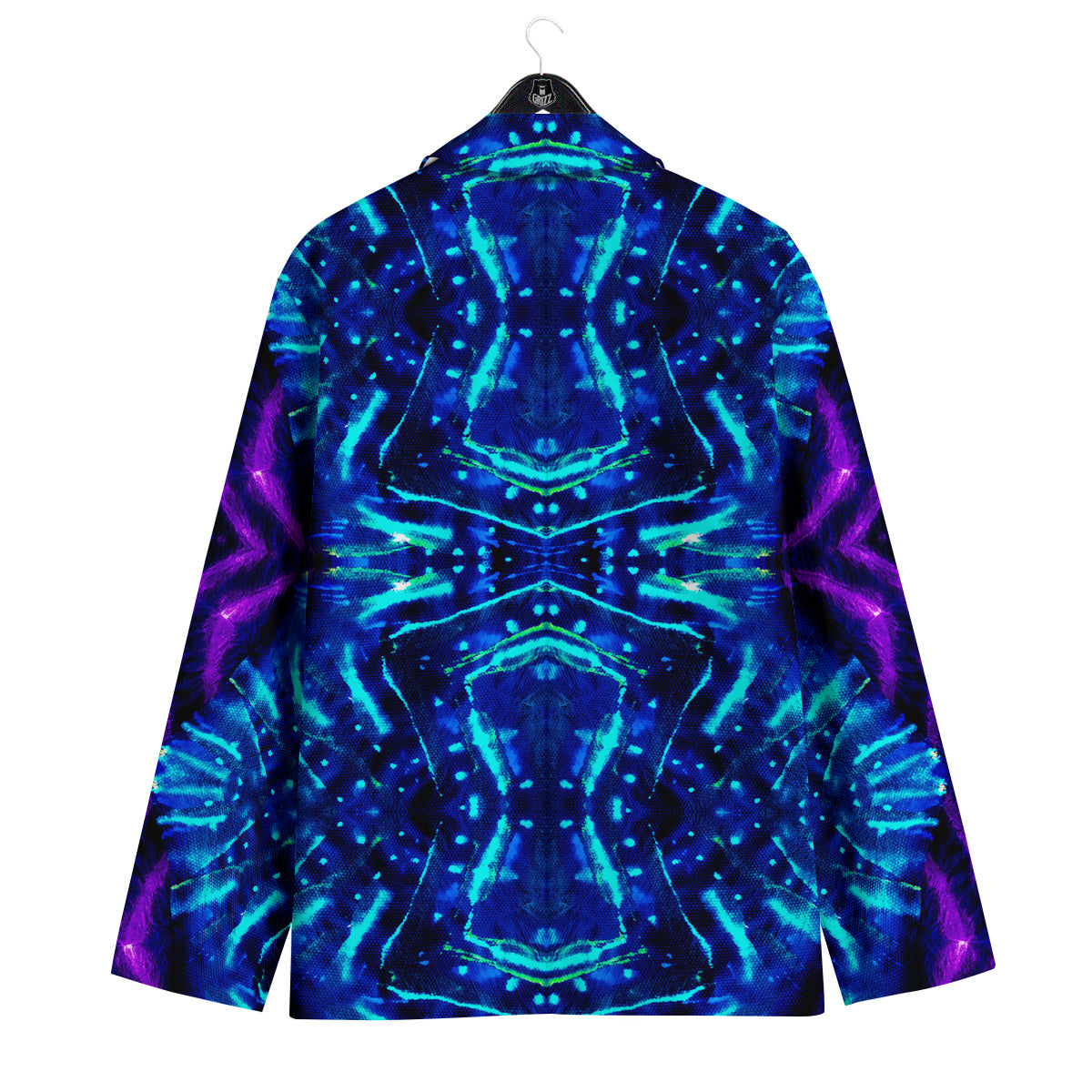 Psychedelic Watercolor Print Pattern Men's Sport Coat-grizzshop