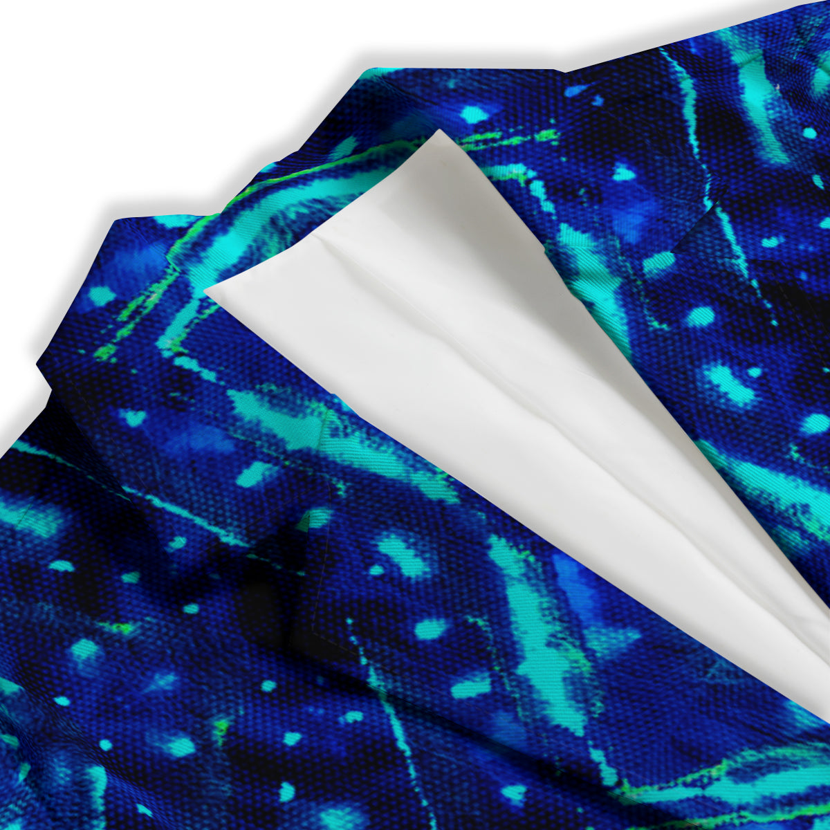 Psychedelic Watercolor Print Pattern Women's Blazer-grizzshop