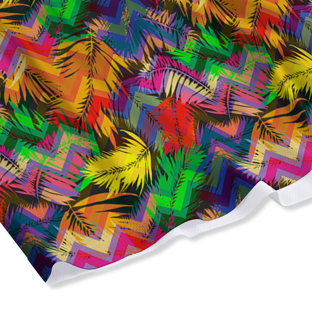 Red Bear And Green Bull Stock Print Mesh Shorts