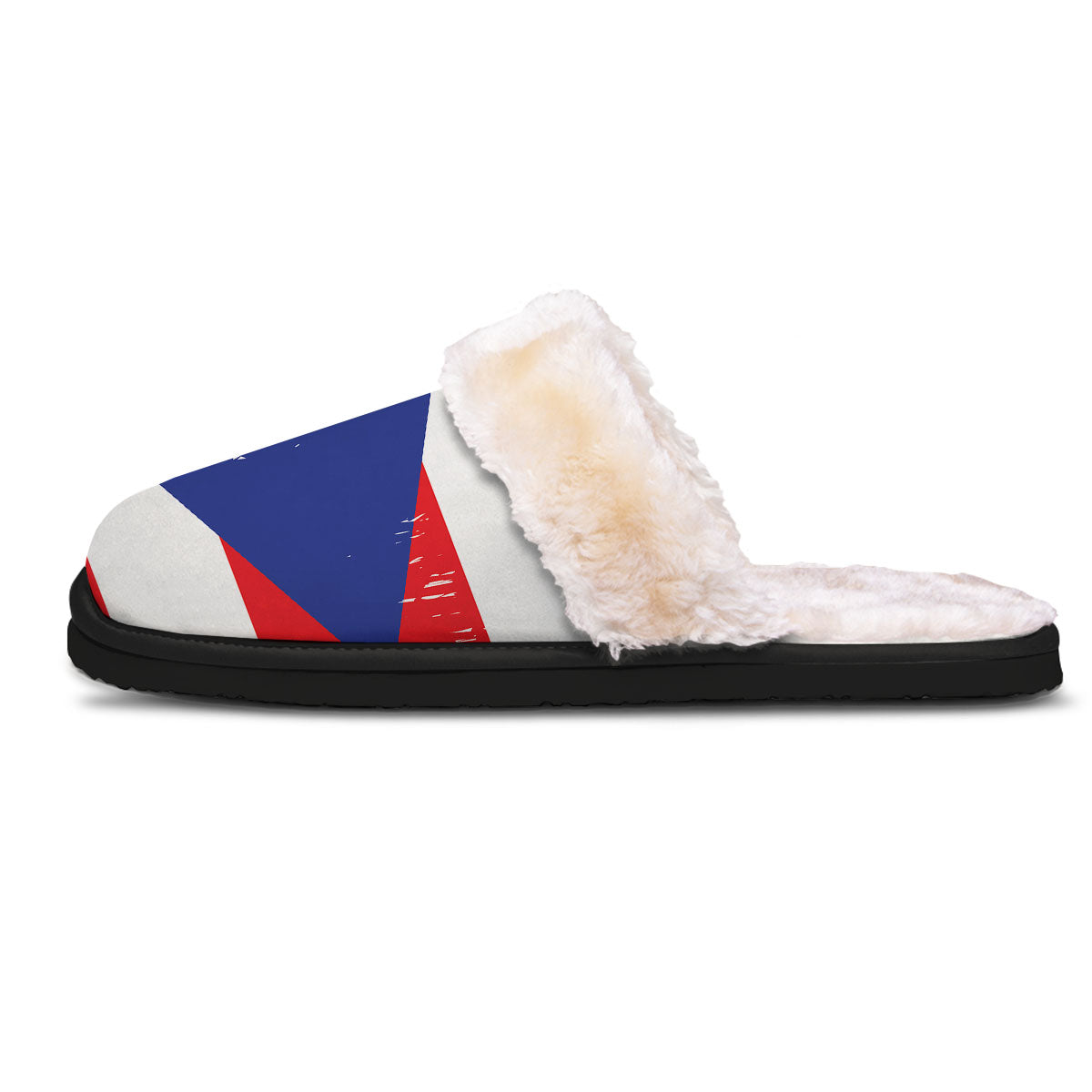 Puerto Rico Flag Print Slippers-grizzshop