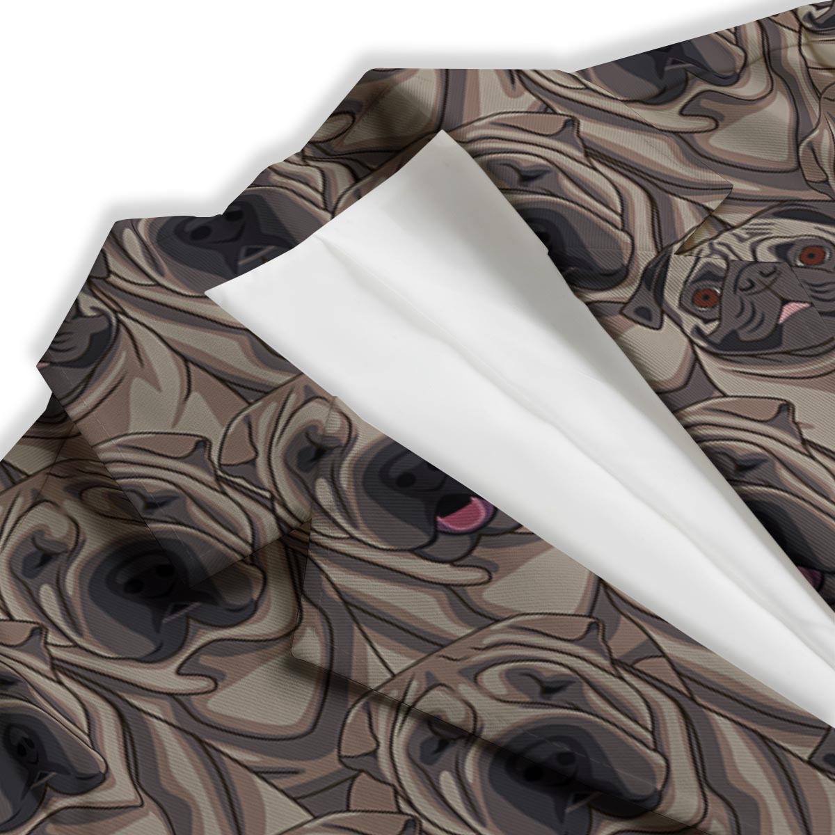 Pug And Shar Pei Print Pattern Women's Blazer-grizzshop